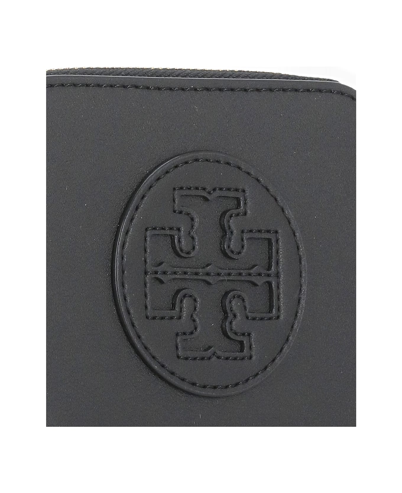 Tory Burch Ella Bio Small Wallet - Black