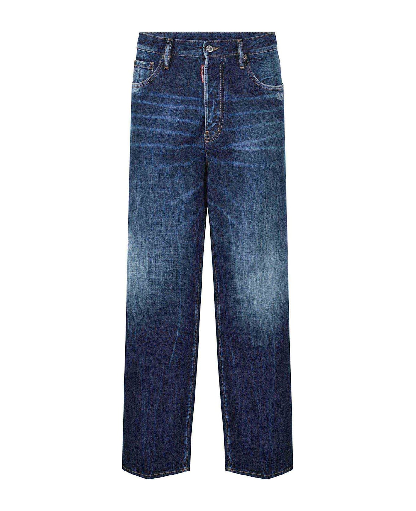 Dsquared2 Be Cool Be Nice Wash Loose Jeans