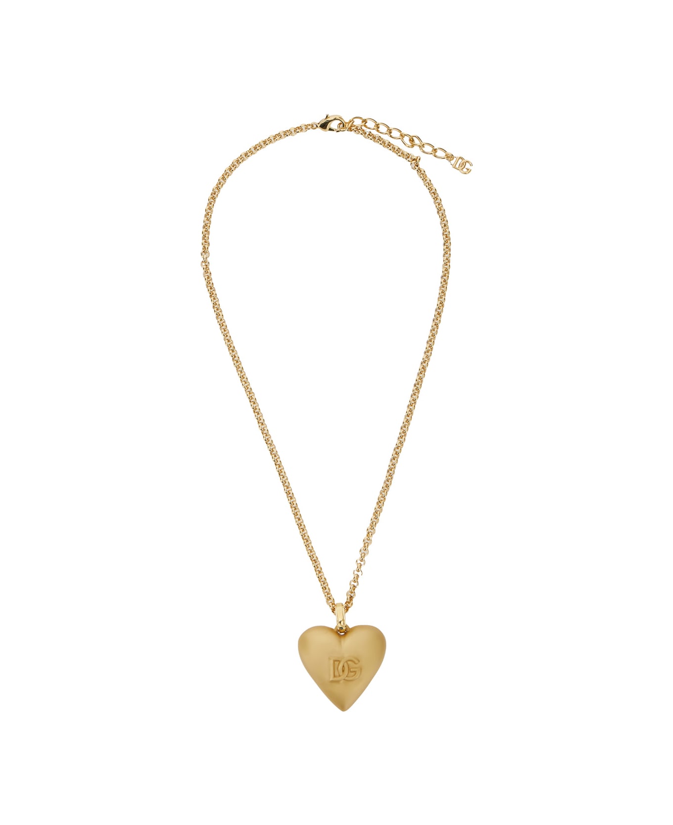 Dolce & Gabbana Heart Necklace - Metallic