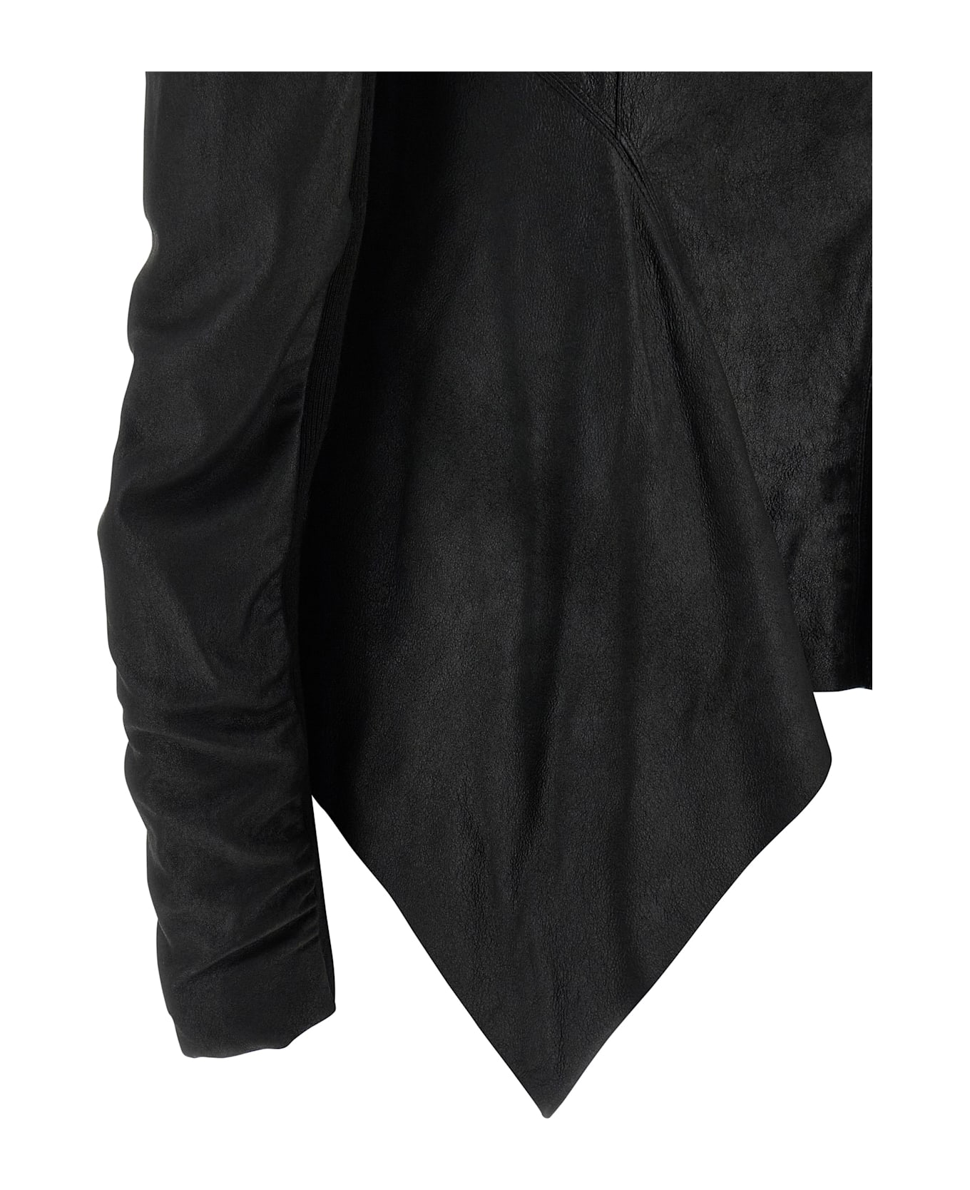Rick Owens 
zipped Naska Biker
 Jacket - BLACK