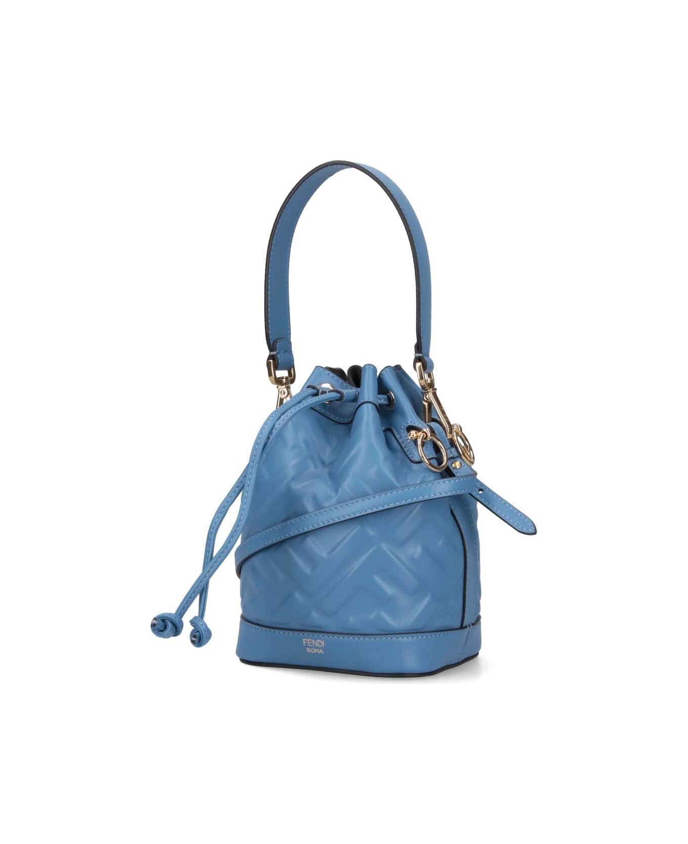 Fendi 'mon Tresor' Mini Bucket Bag - Golden