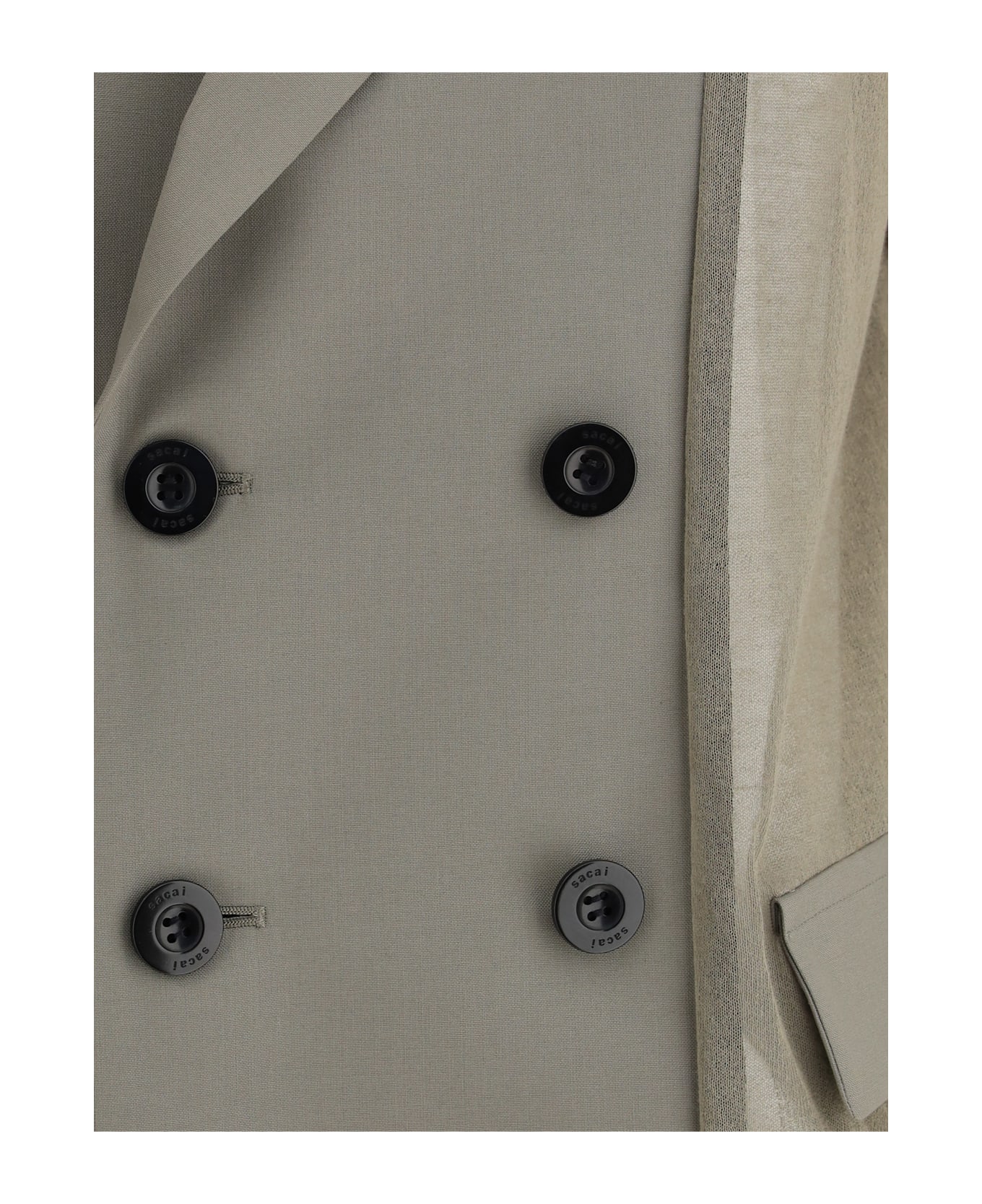 Sacai Semi-transparent Blazer Jacket
