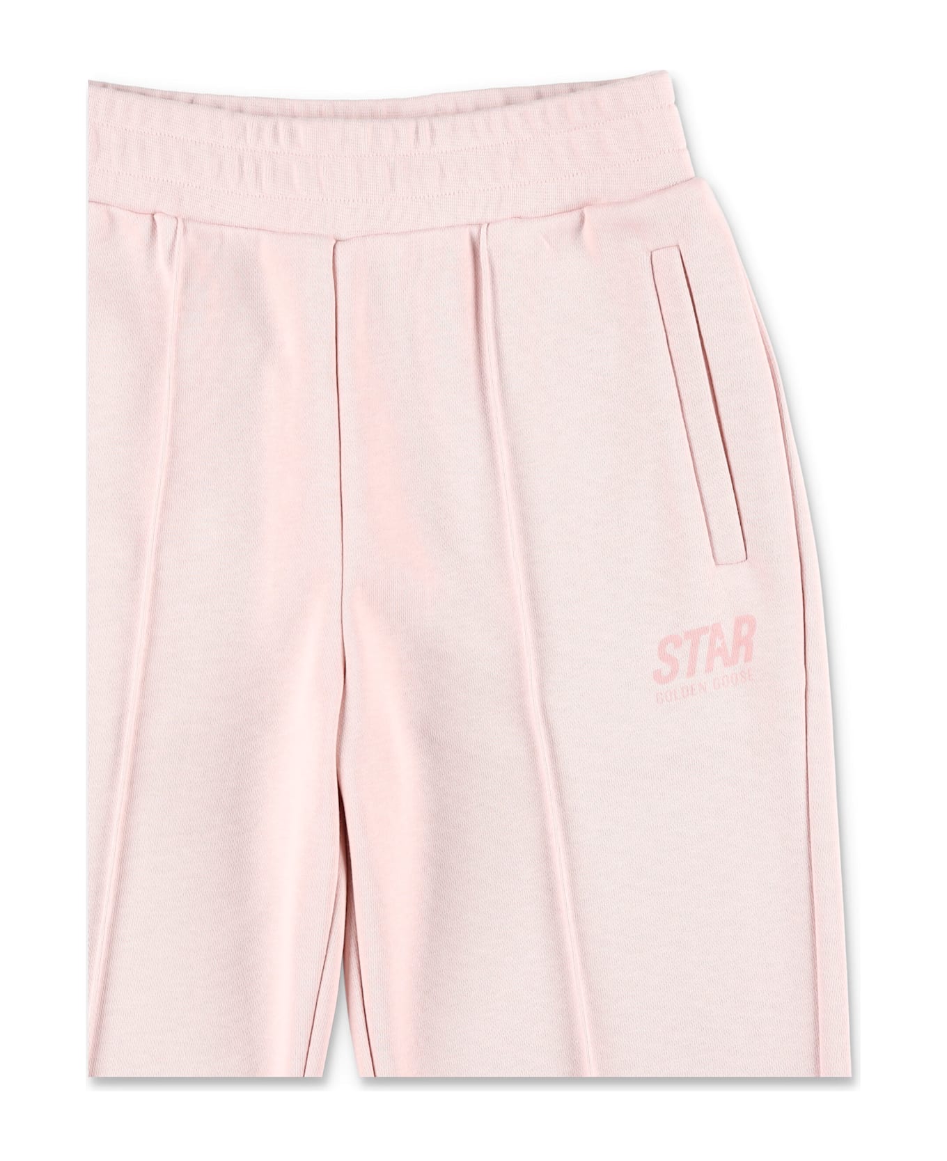Golden Goose Kid - Wide Leg Sweatpants - SEPIA ROSE