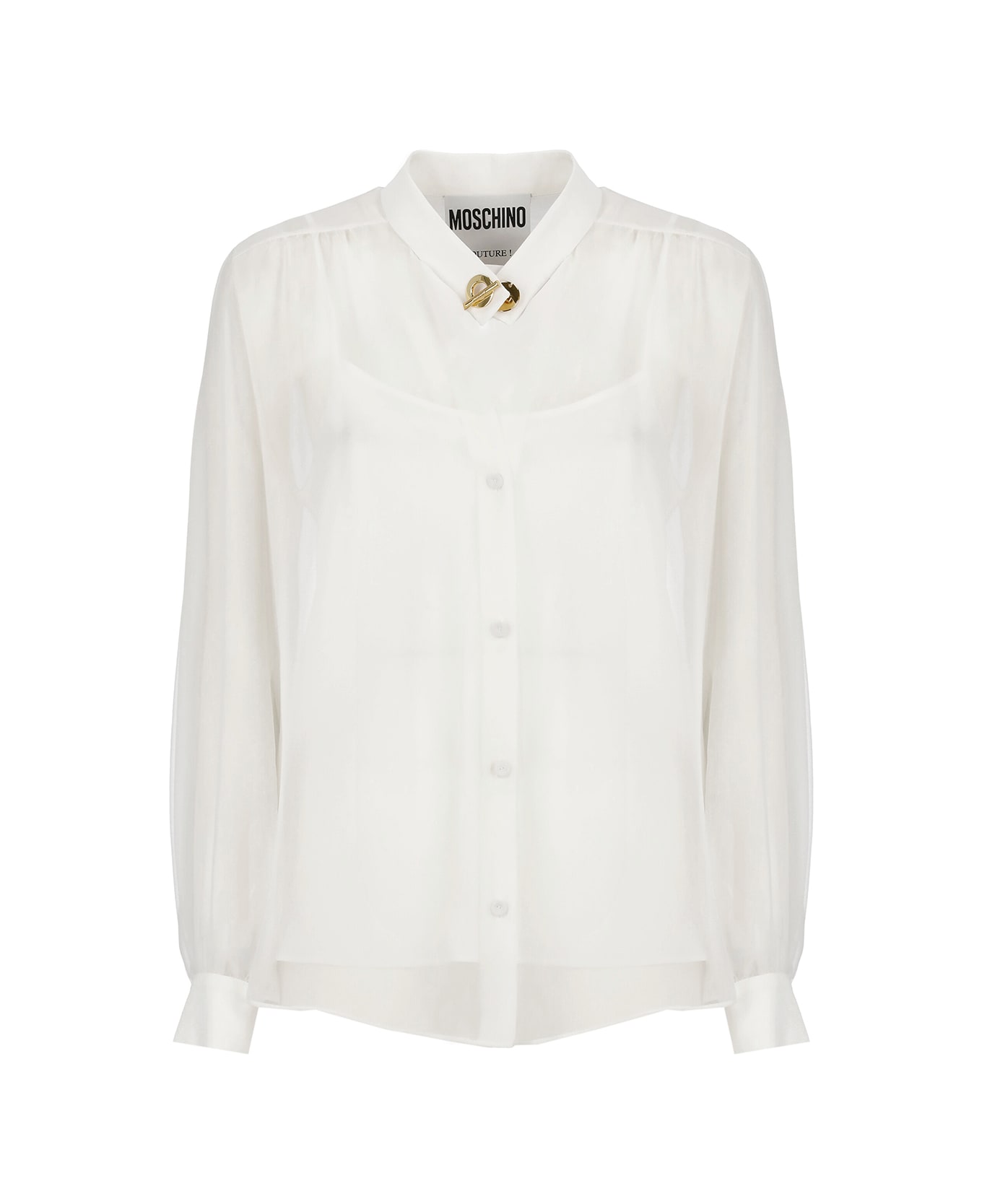 Moschino Silk Shirt - White