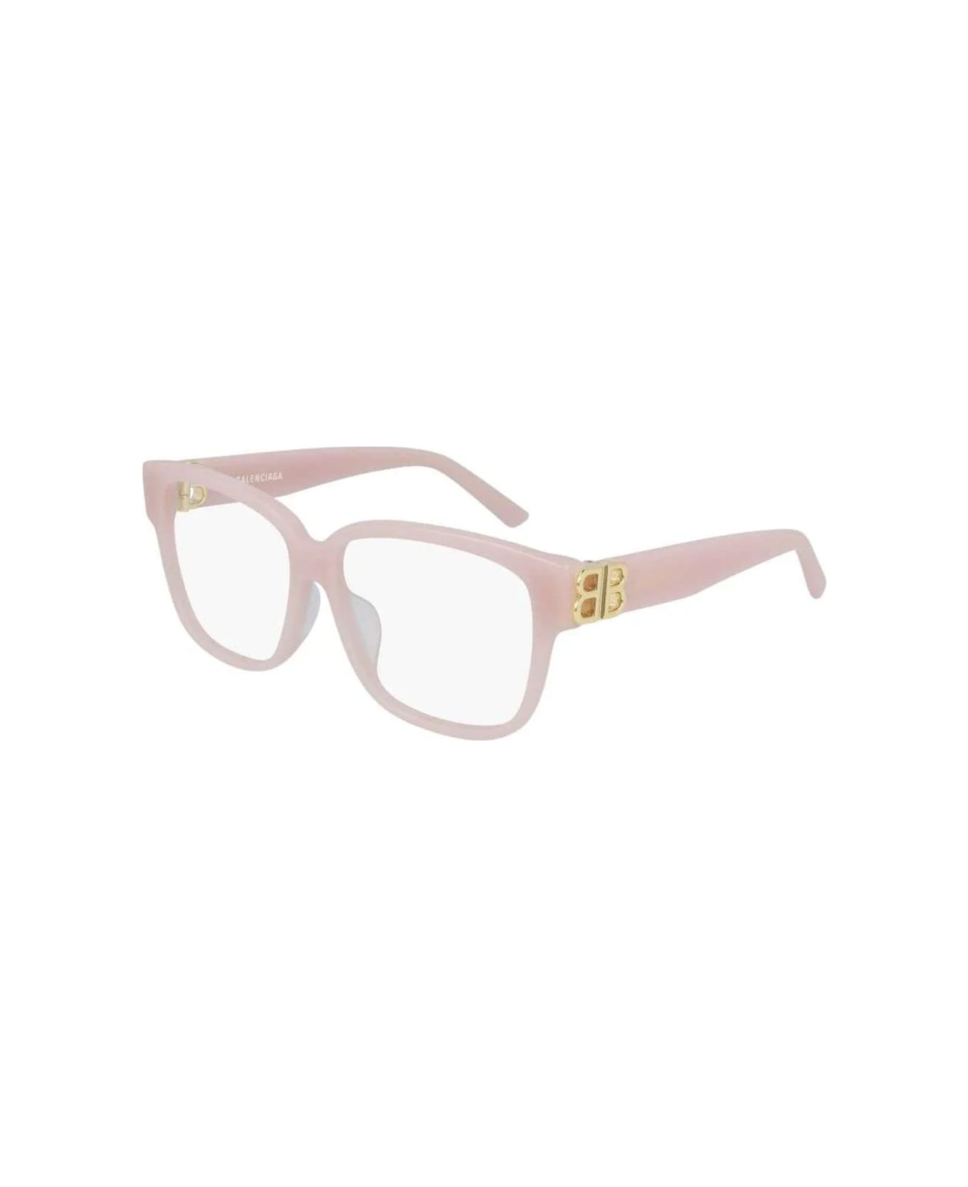 Balenciaga Eyewear Bb0104o004 Pink Gold Transparent - 004 pink gold transparent