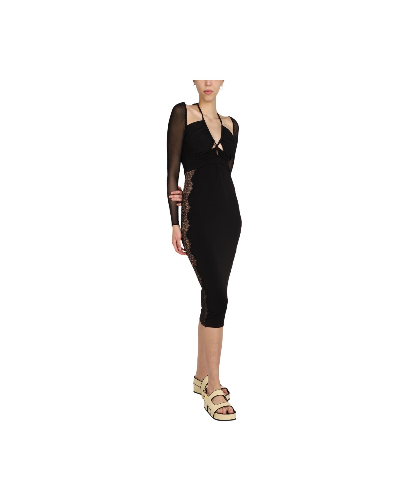 ワンピース SELF PORTRAIT SS22 LACE DRESS (SS22-113_BLACK) Lace Dresses - Occasion Dresses – self-portrait-US