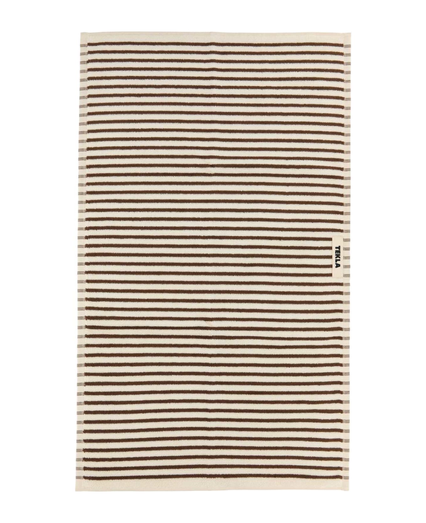 Tekla Embroidered Terry Towel - KODIAK STRIPES