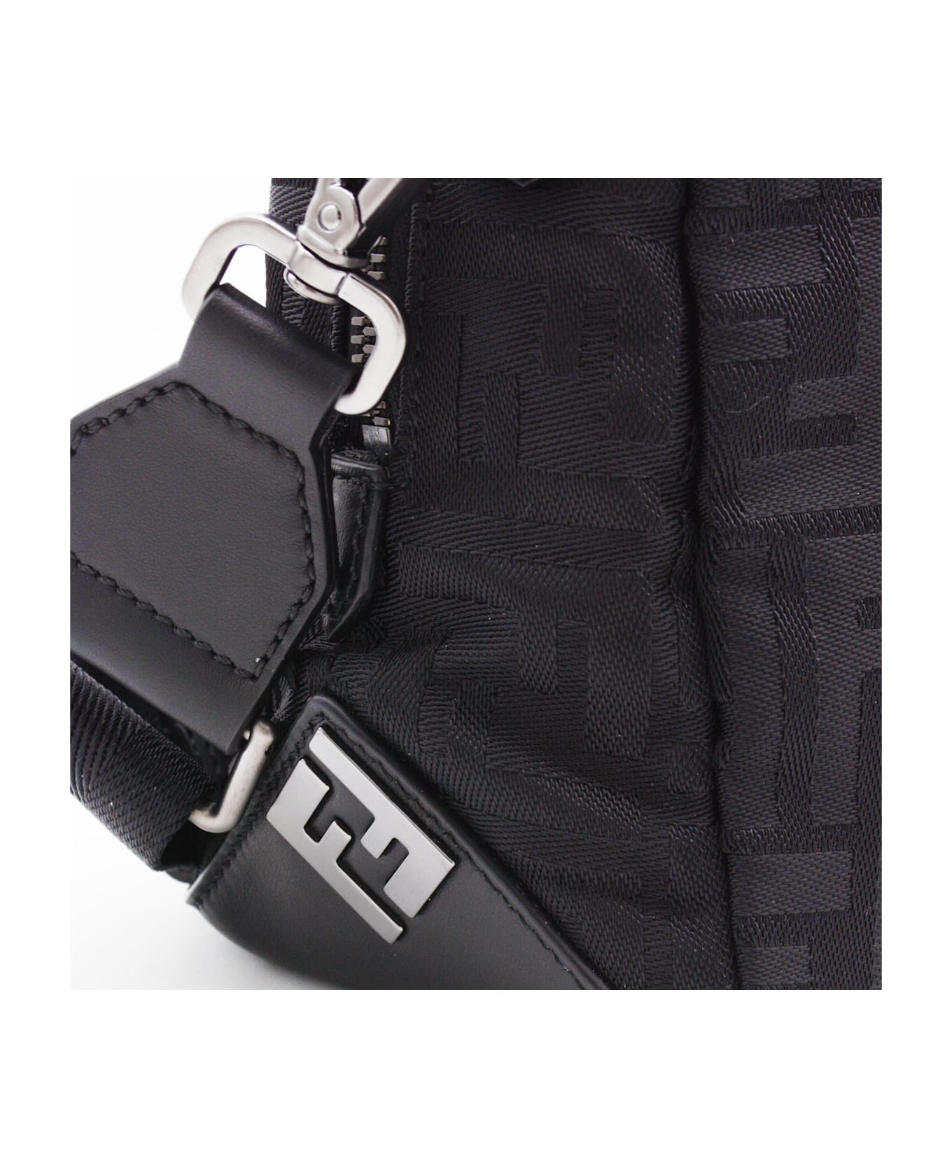 Fendi Black Lui Medium Crossbody Bag - Black