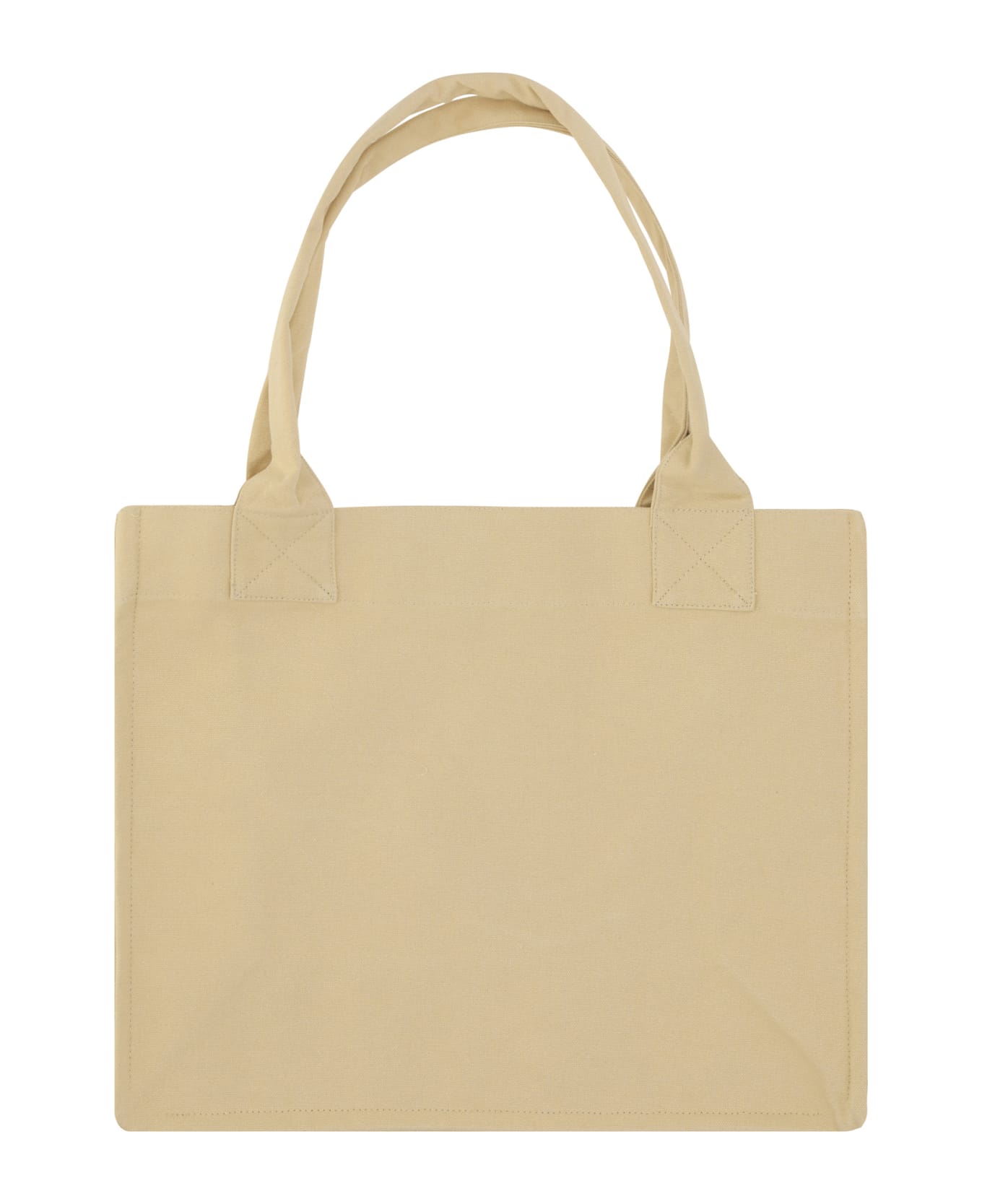 Ganni Easy Shopper Handbag - BEIGE