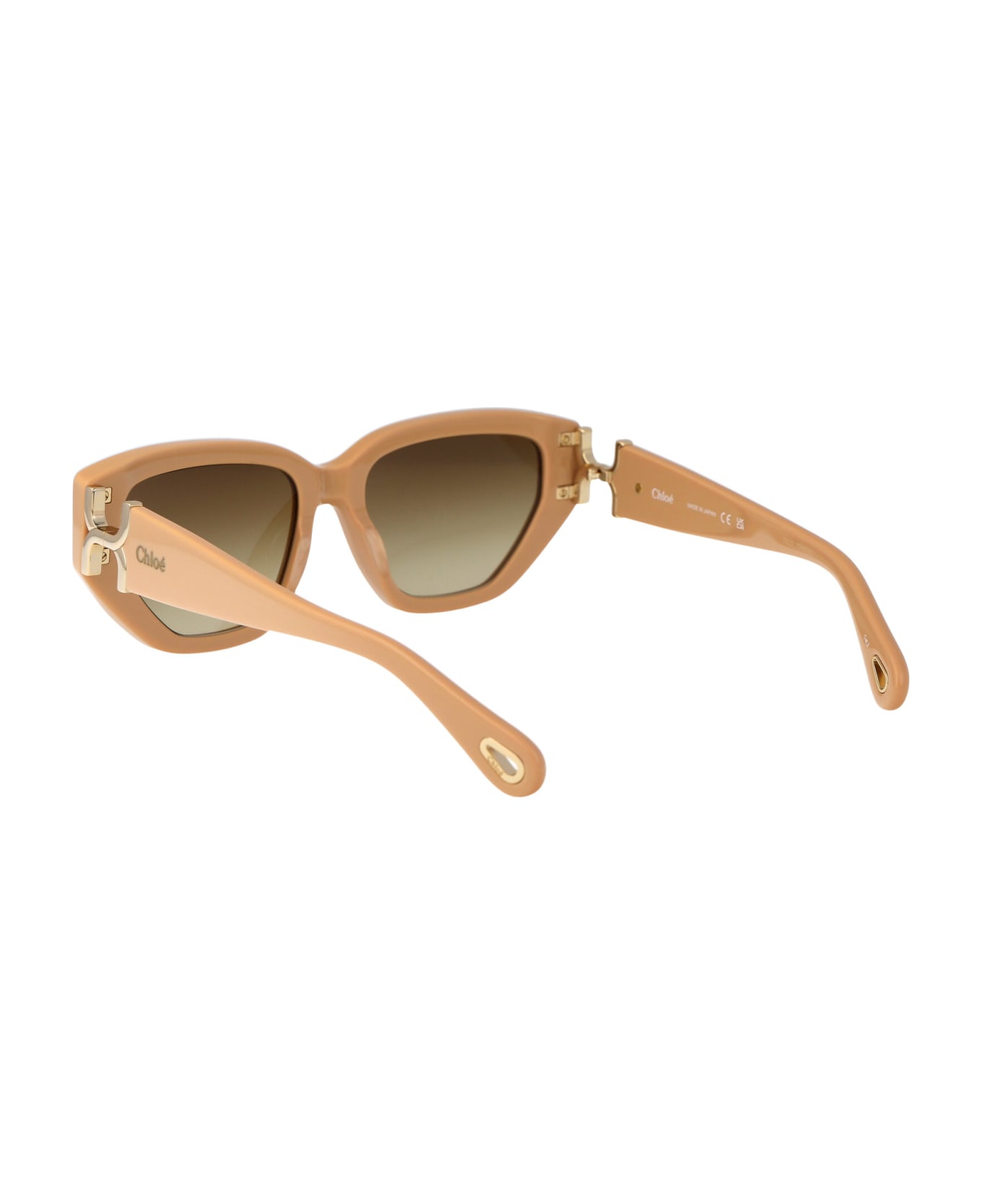Chloé Eyewear Ch0235s Sunglasses - 004 IVORY IVORY BROWN