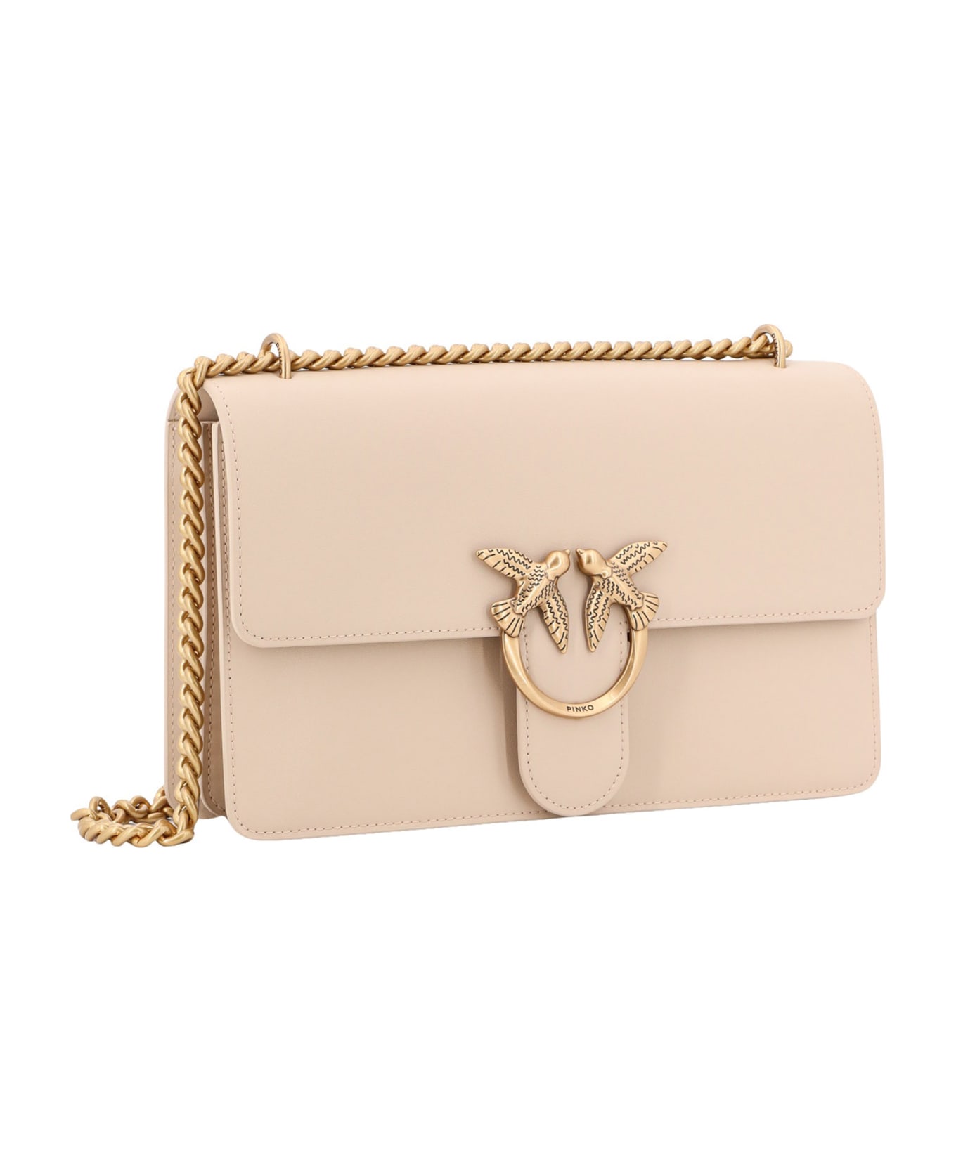 Pinko Love Bag One Simply Shoulder Bag - Beige