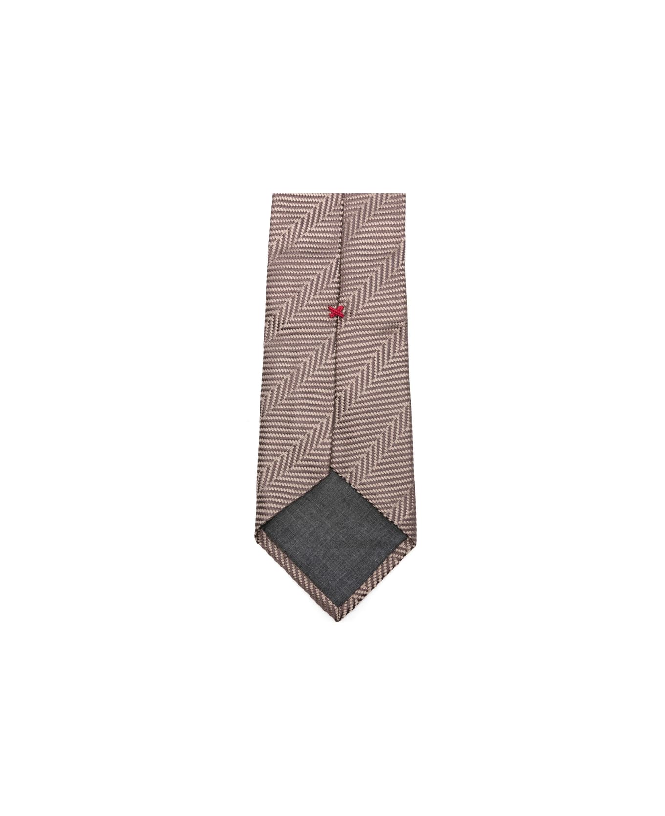 Brunello Cucinelli Tie - BROWN ネクタイ