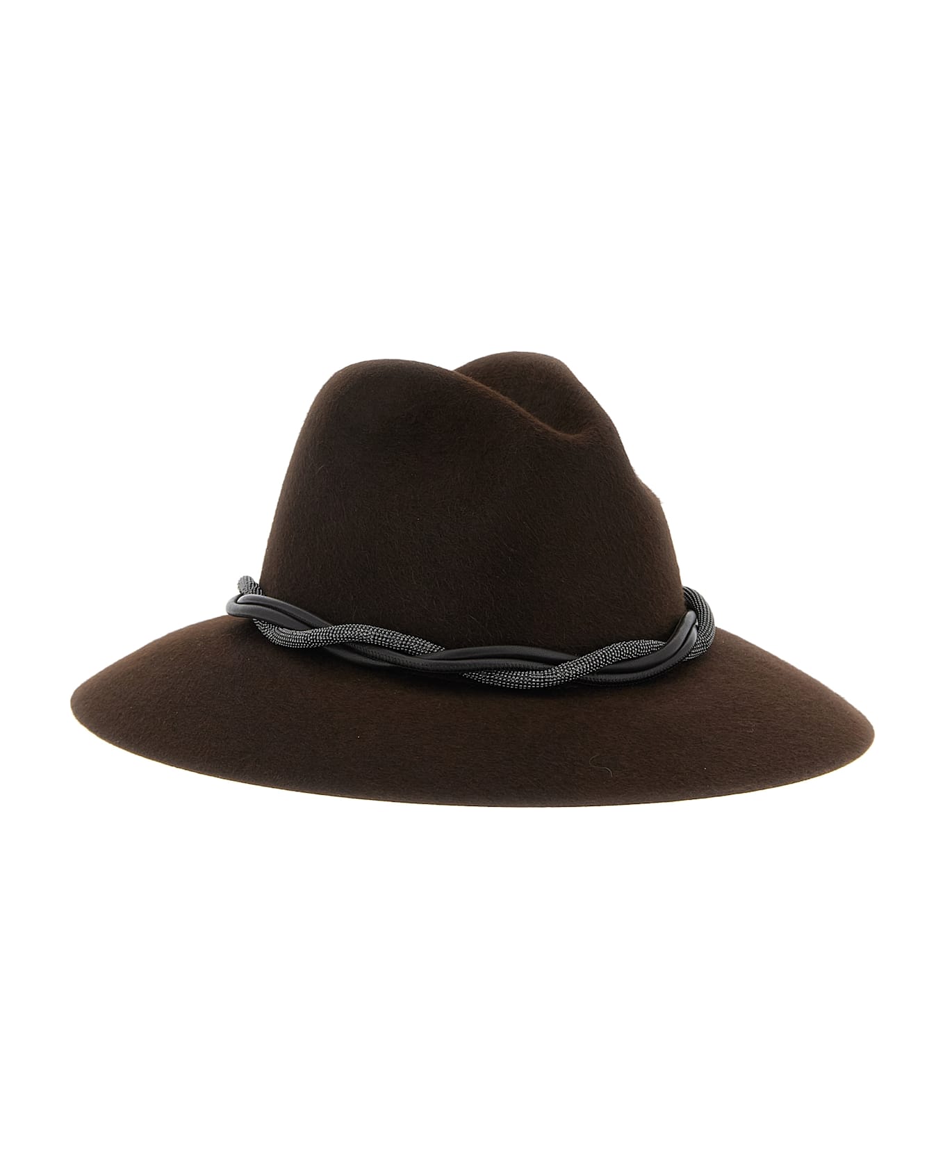 Brunello Cucinelli 
fedora
 Monile
s Hat - Brown
