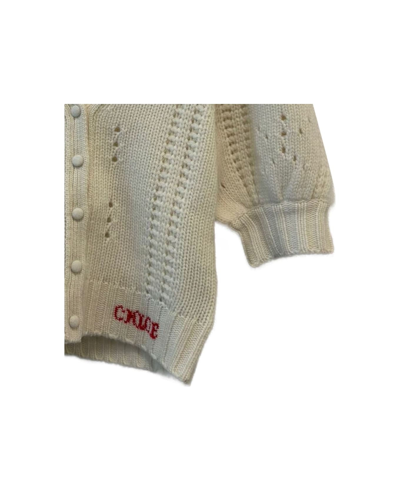 Chloé Wool Top - White