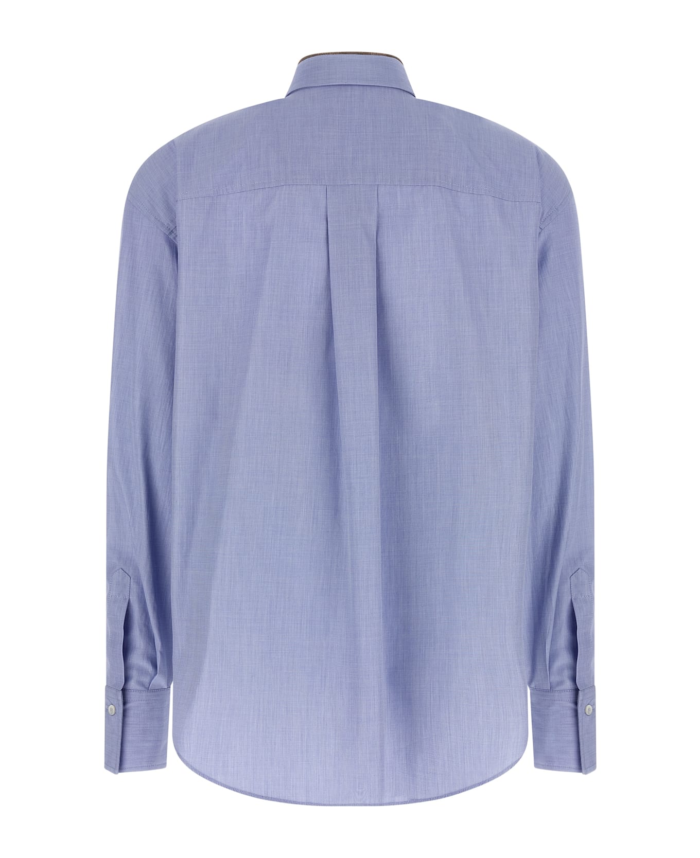 Brunello Cucinelli 'shiny Collar Detail' Shirt