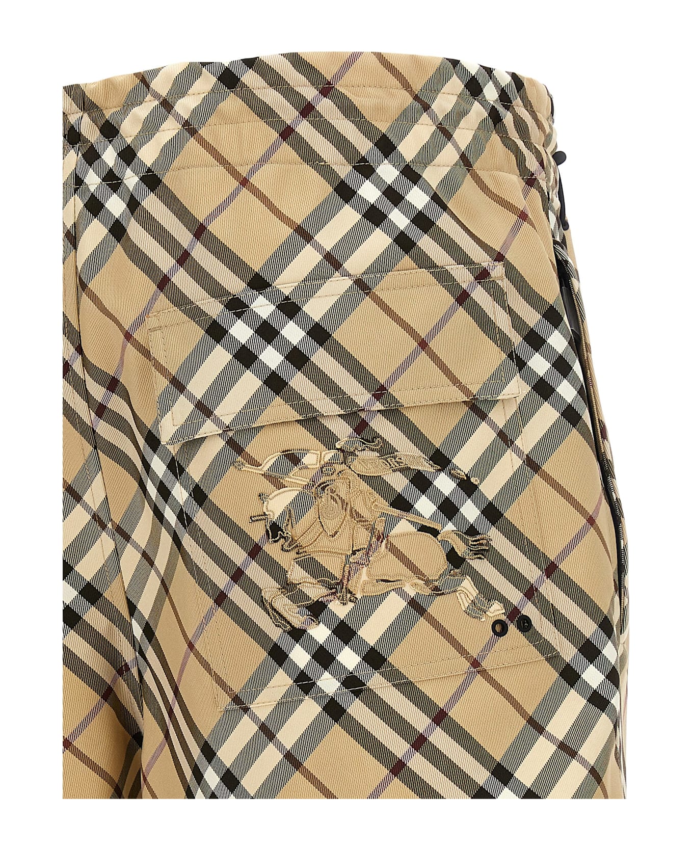 Burberry Check Waterproof Bermuda Shorts - Multicolor