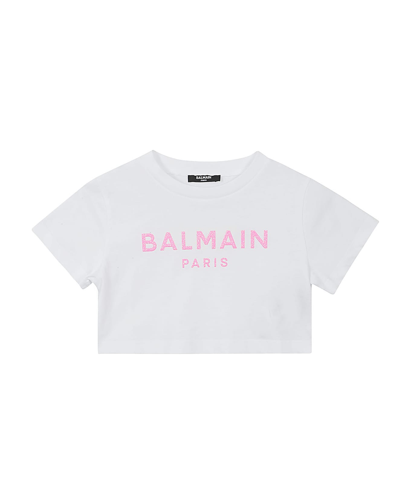 Balmain T Shirt - Fu White Fuchsia Tシャツ＆ポロシャツ