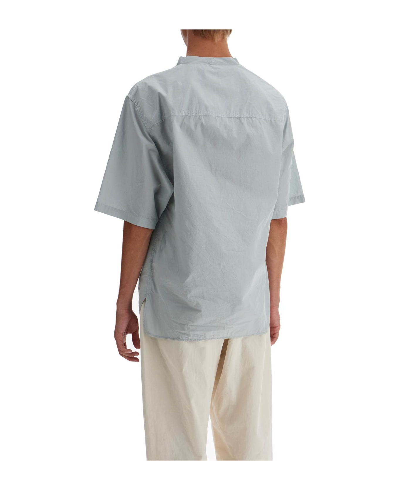 Lemaire Closed Short-sleeved Shirt - CLOUD GREY (Grey)