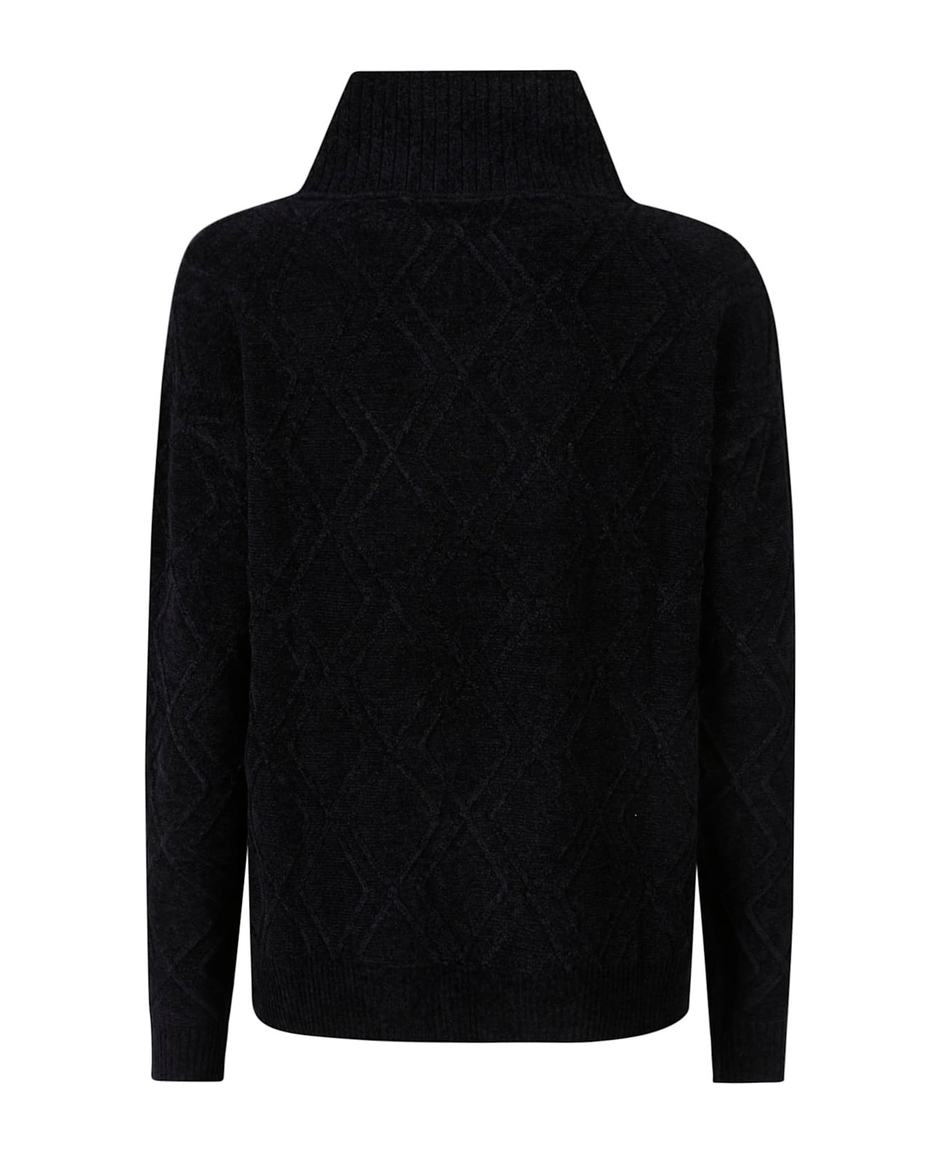 RRD - Roberto Ricci Design Velvet Fish Volcano Wom Knit - Black