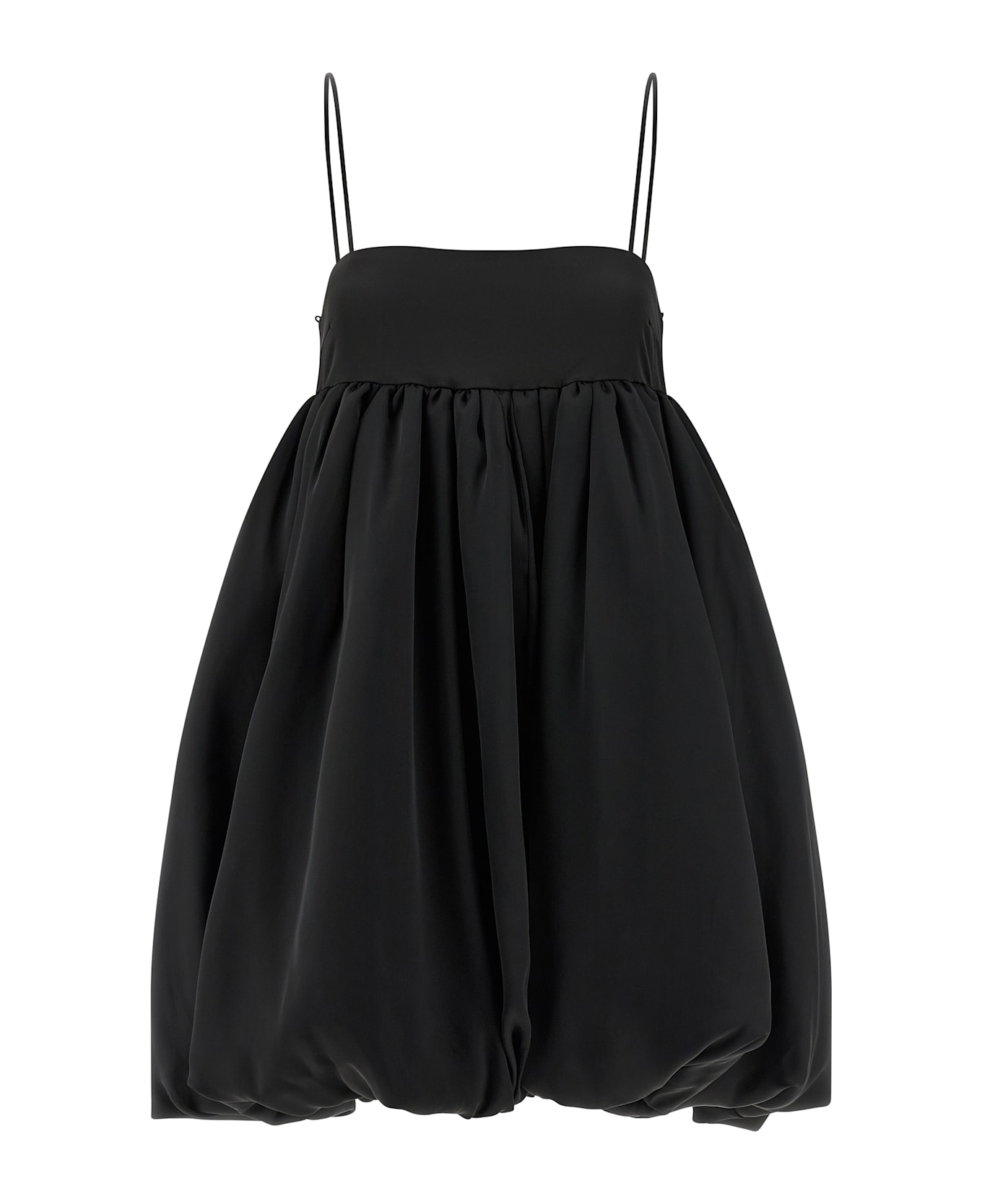 Rotate by Birger Christensen 'satin Le Bubble' Dress - Black  