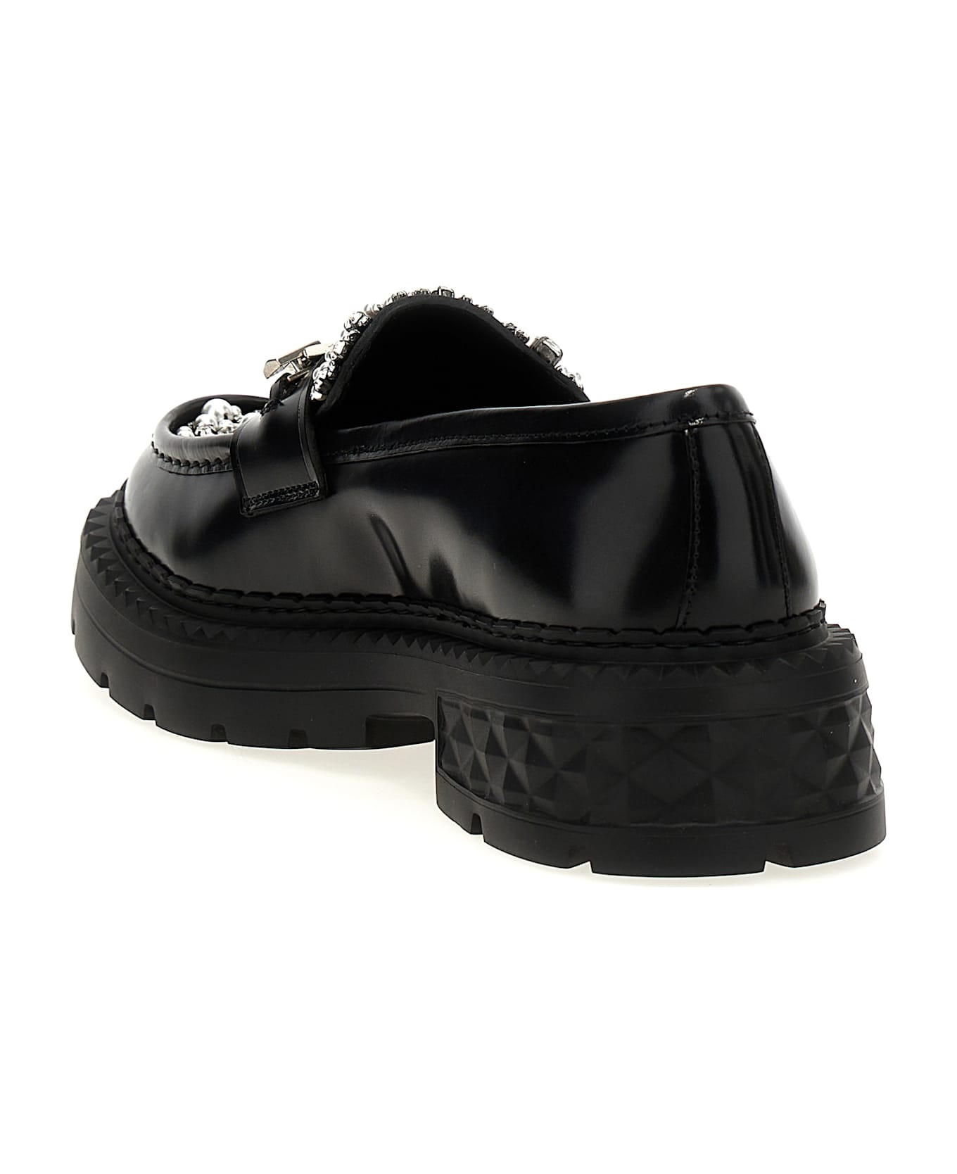 Jimmy Choo 
marlow Diamond
 Loafers - Black  