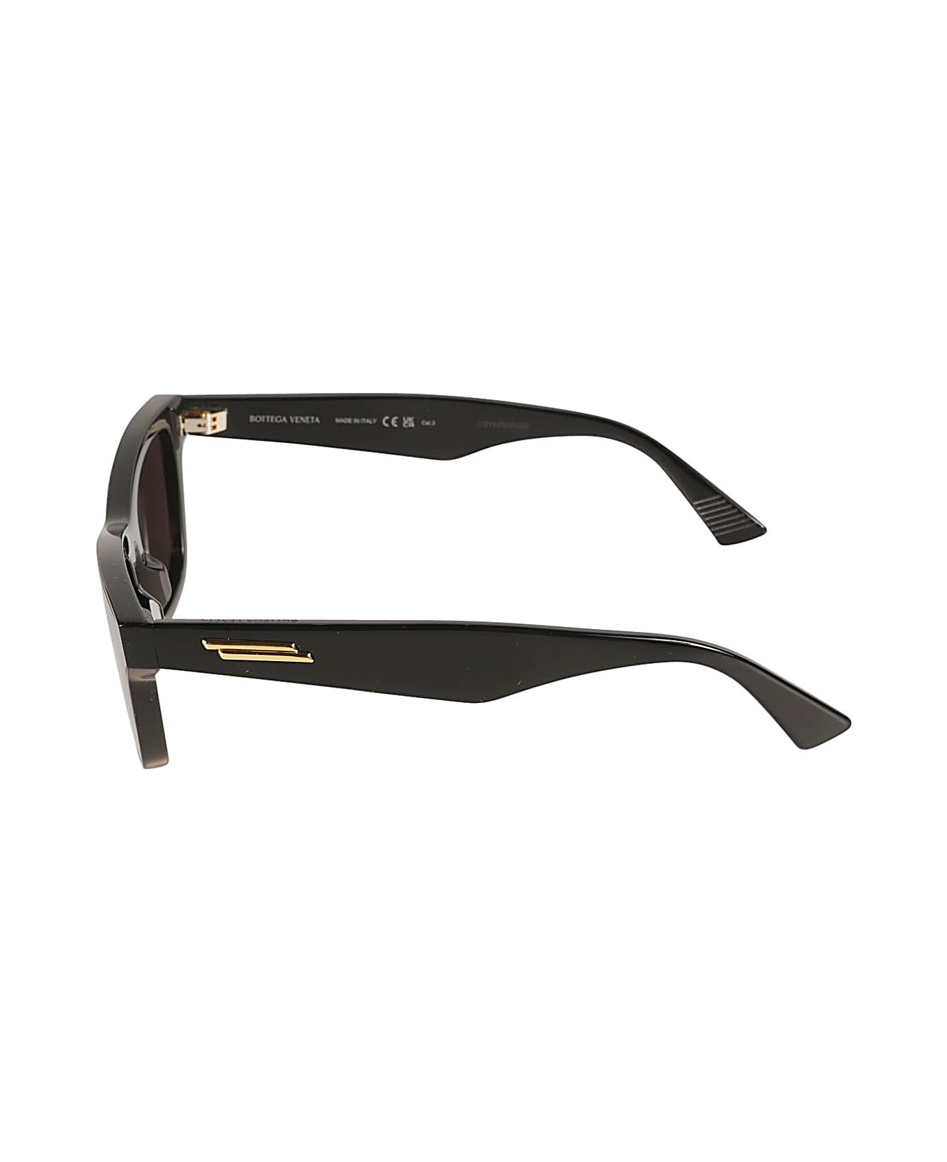 Bottega Veneta Eyewear Square Frame Sunglasses - Black/Grey