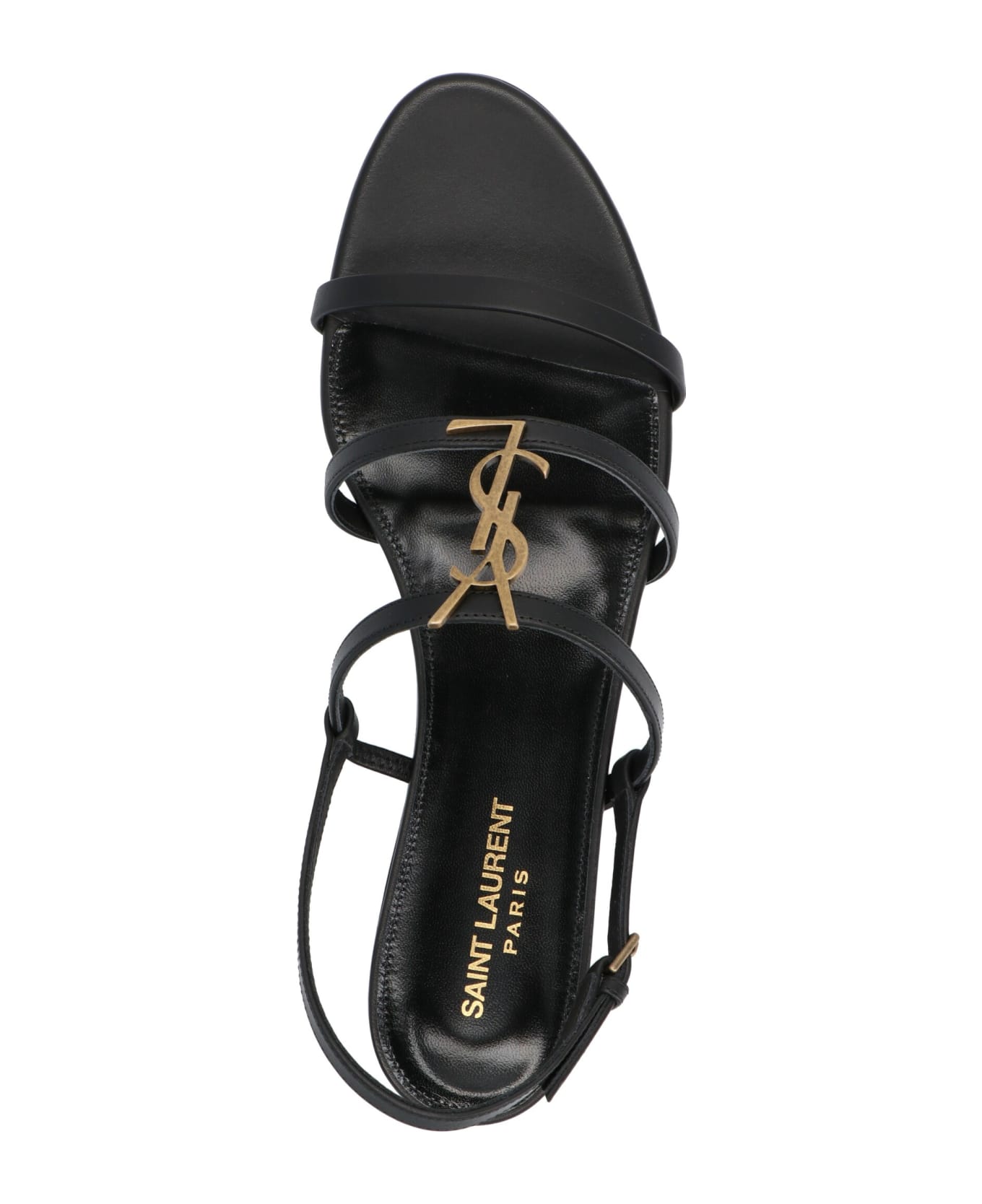 Saint Laurent 'cassandra Sandals - Black  