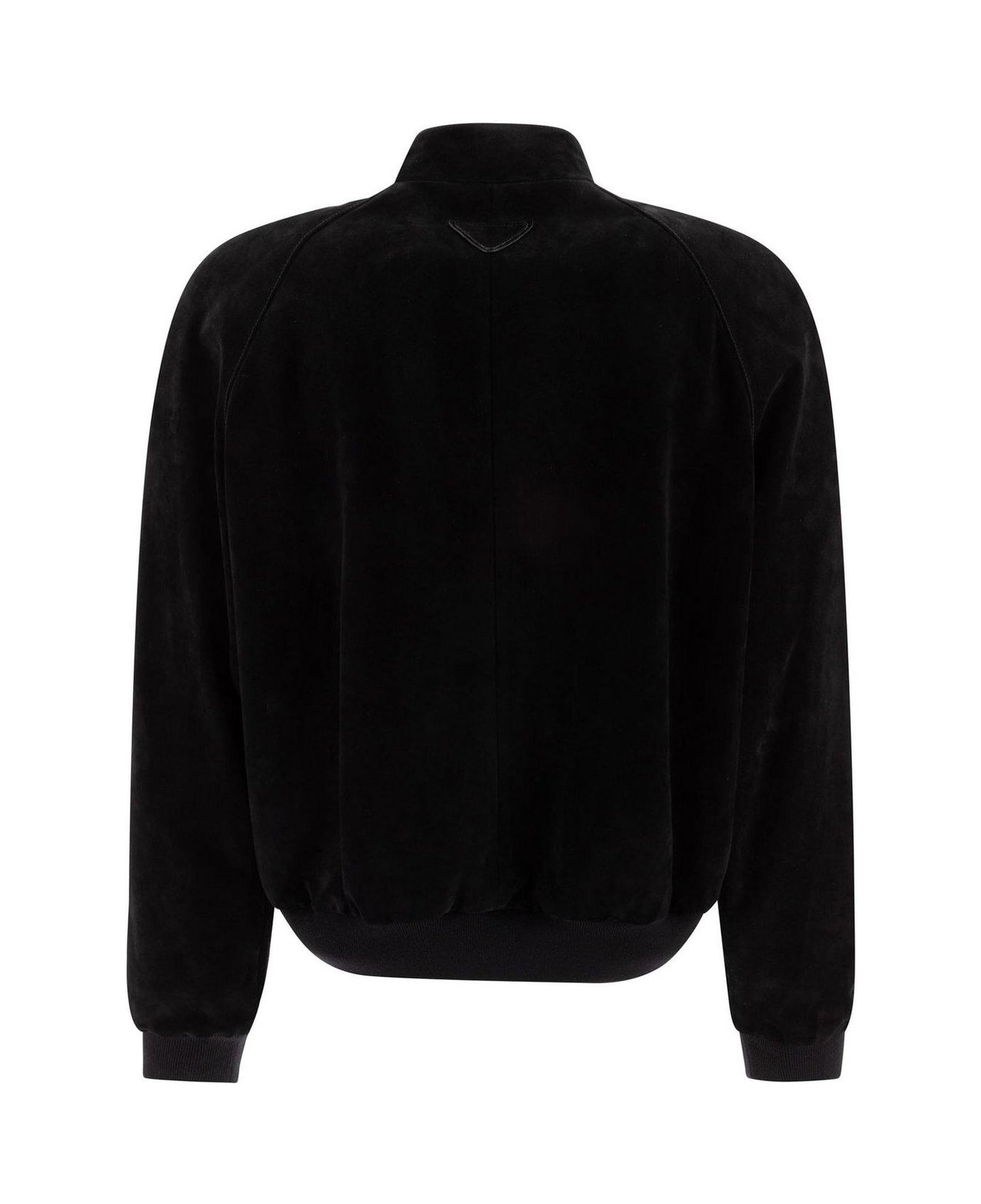 Prada Zip-up Bomber Jacket - Nero