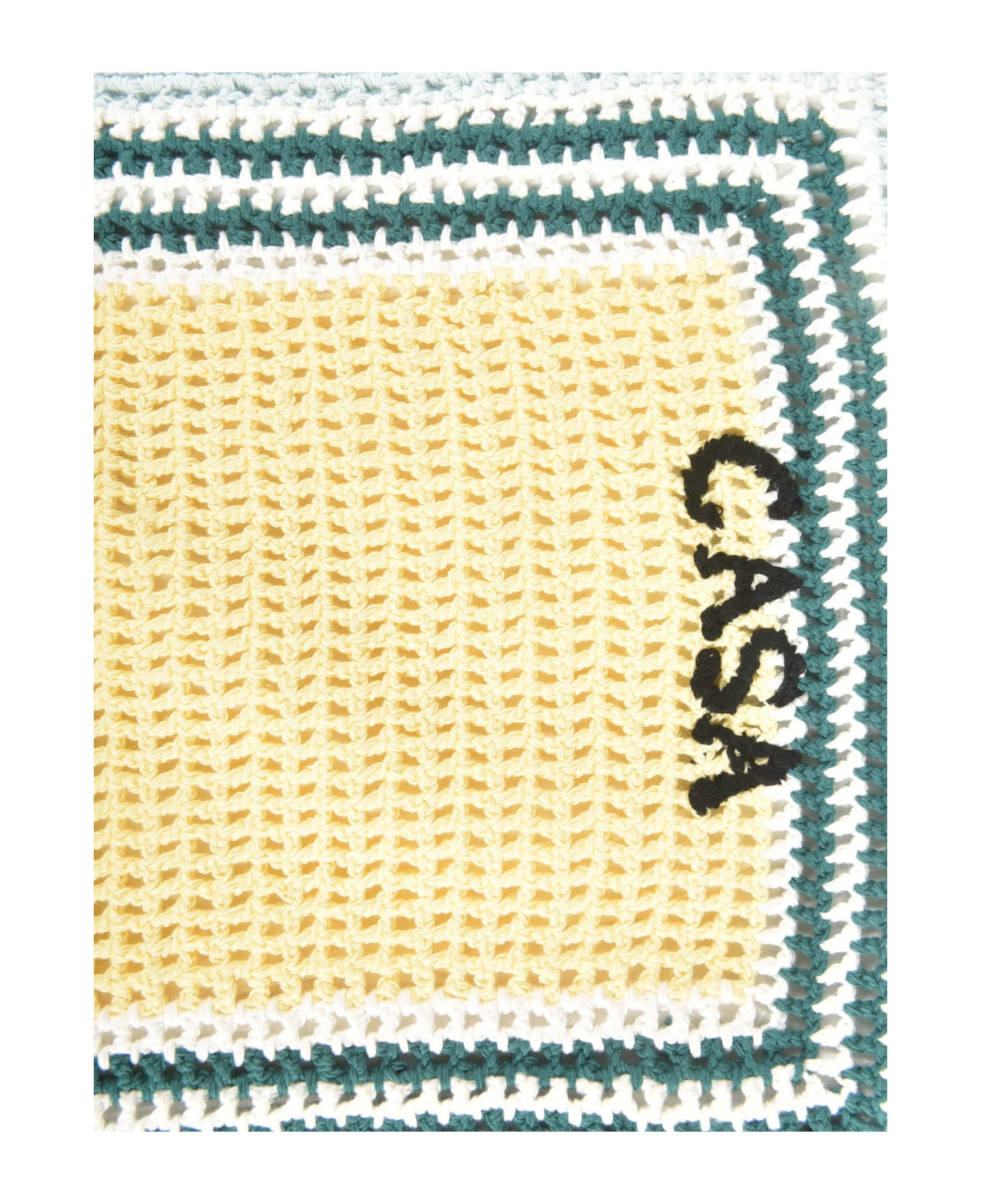 Casablanca Logo Knitted Tote - Multicolor