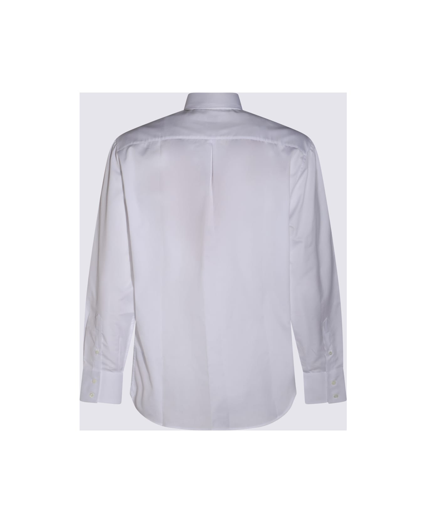 Brunello Cucinelli White Cotton Shirt