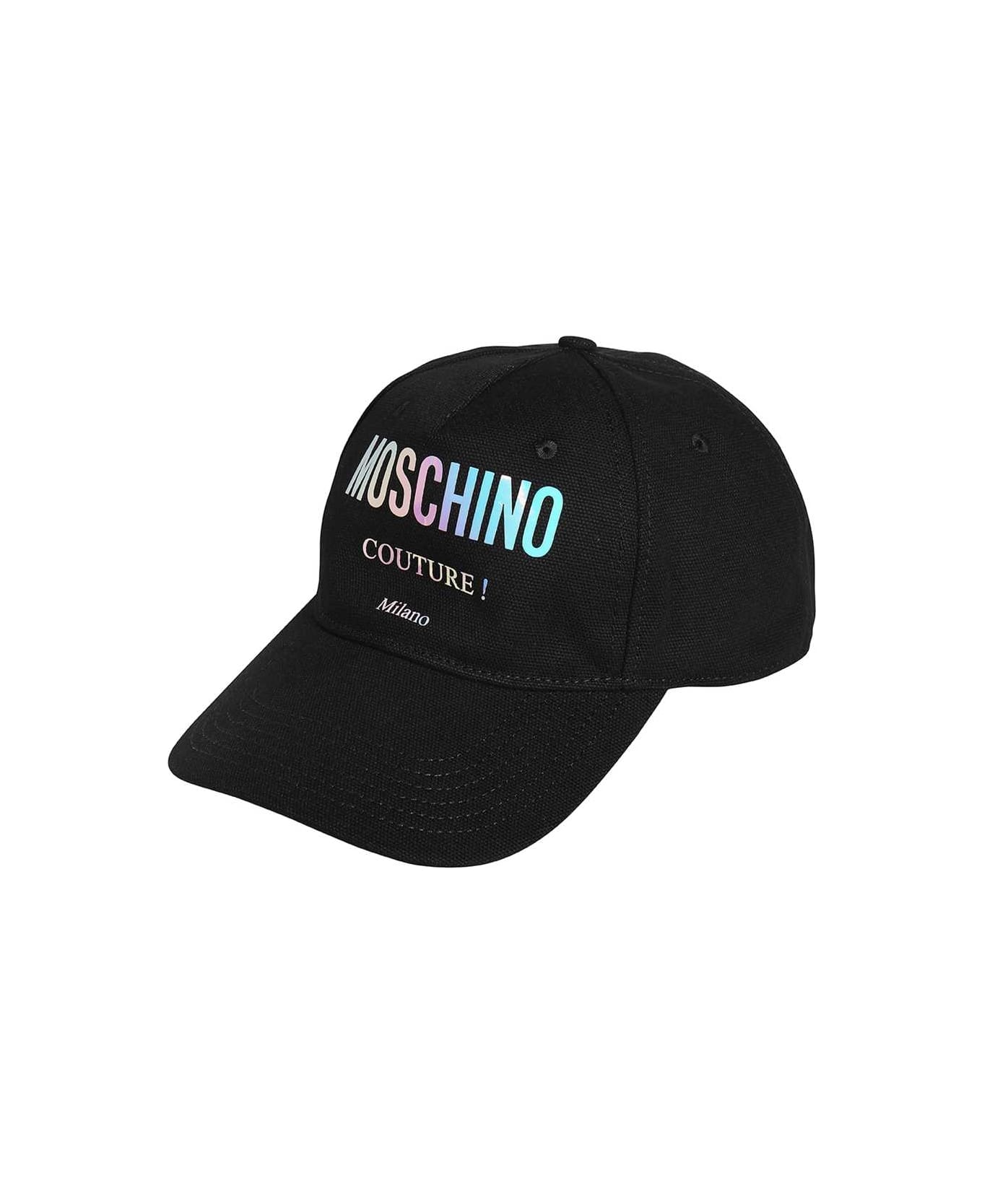 Moschino Logo Baseball Cap - black