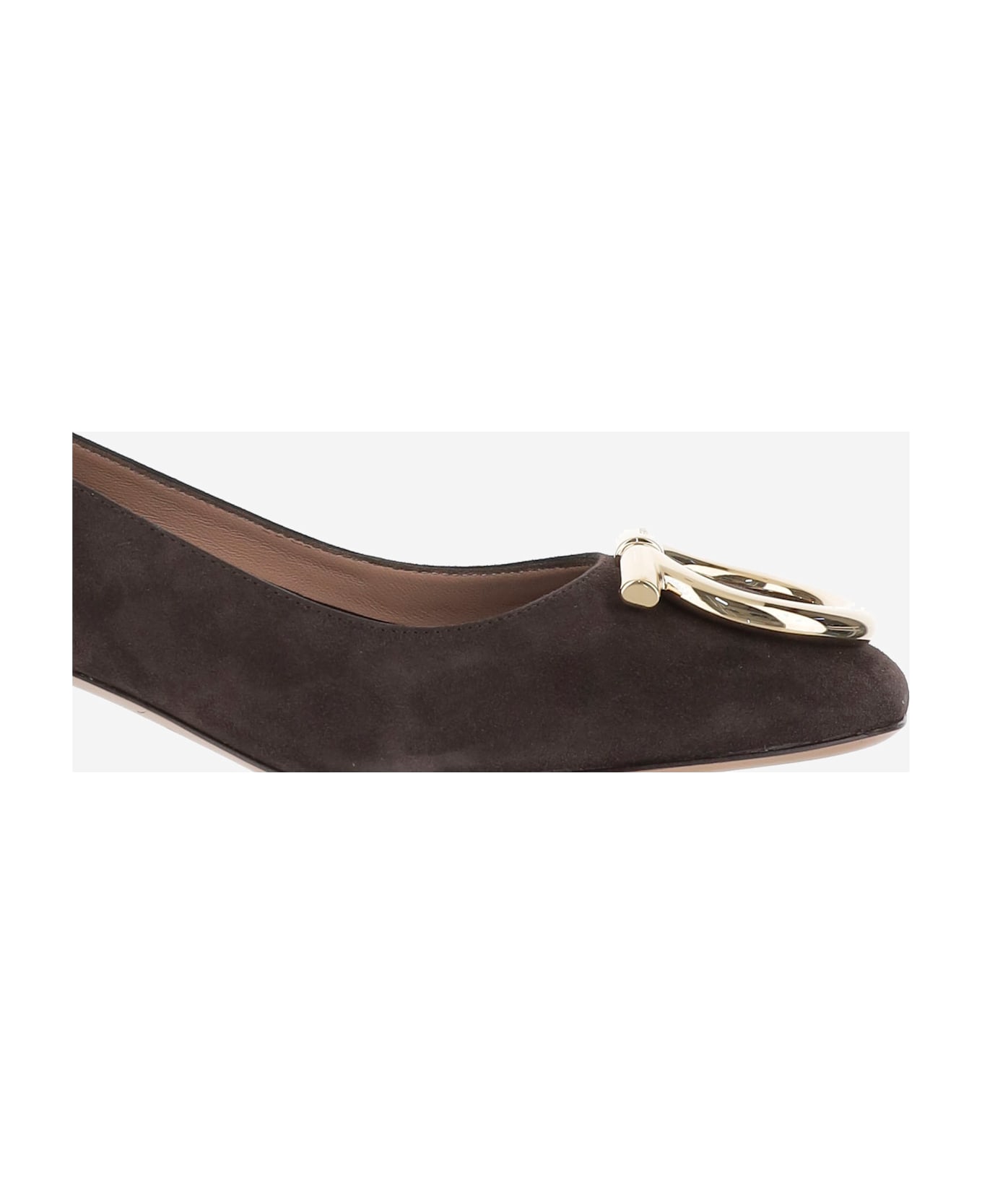 Ferragamo Gancini Maxi Pumps - Marrone scuro