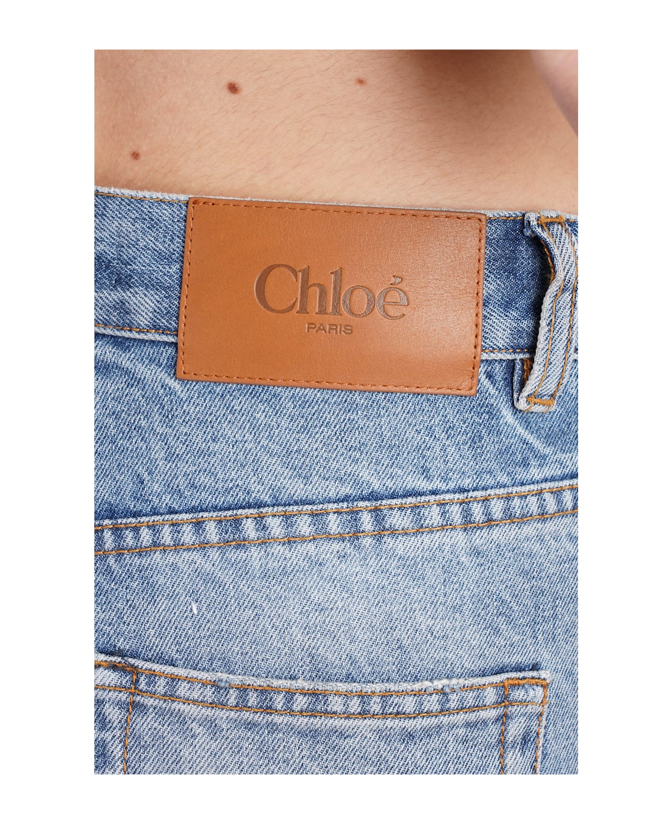 Chloé Jeans In Blue Denim - blue