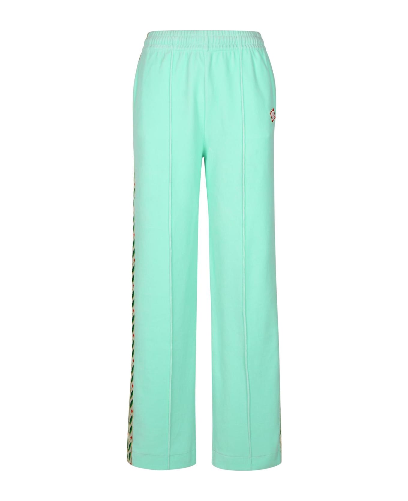 Casablanca 'jogger' Light Green Cotton Blend Pants - Green