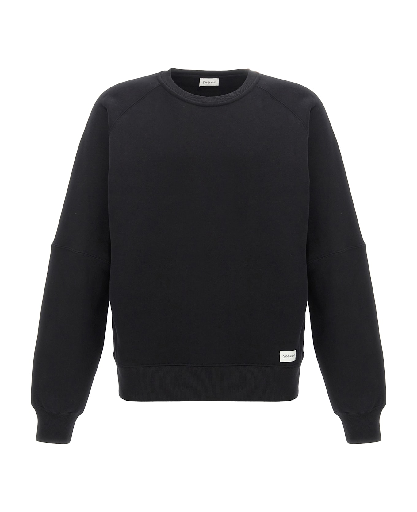 Saint Laurent Cotton Sweatshirt - Noir