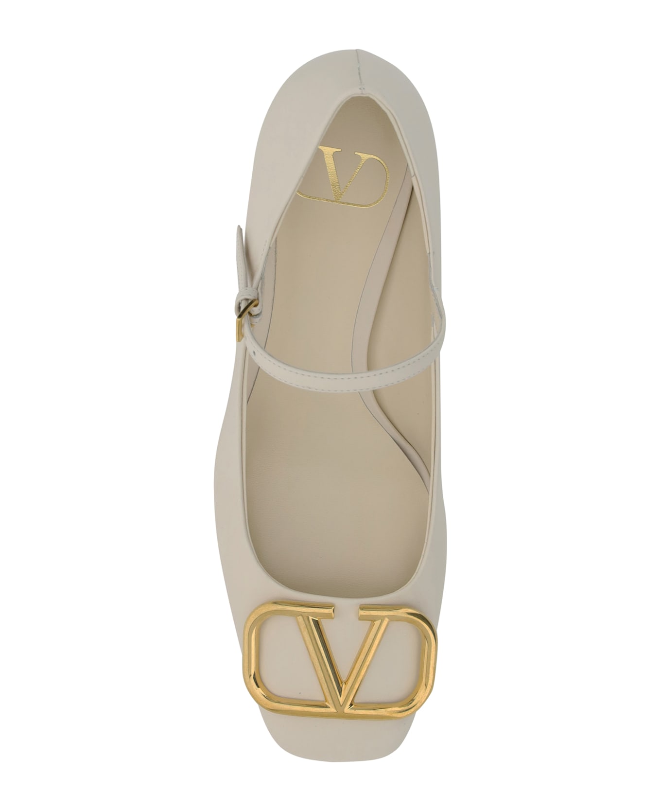 Valentino Garavani Mary Jane Pumps - Light Ivory