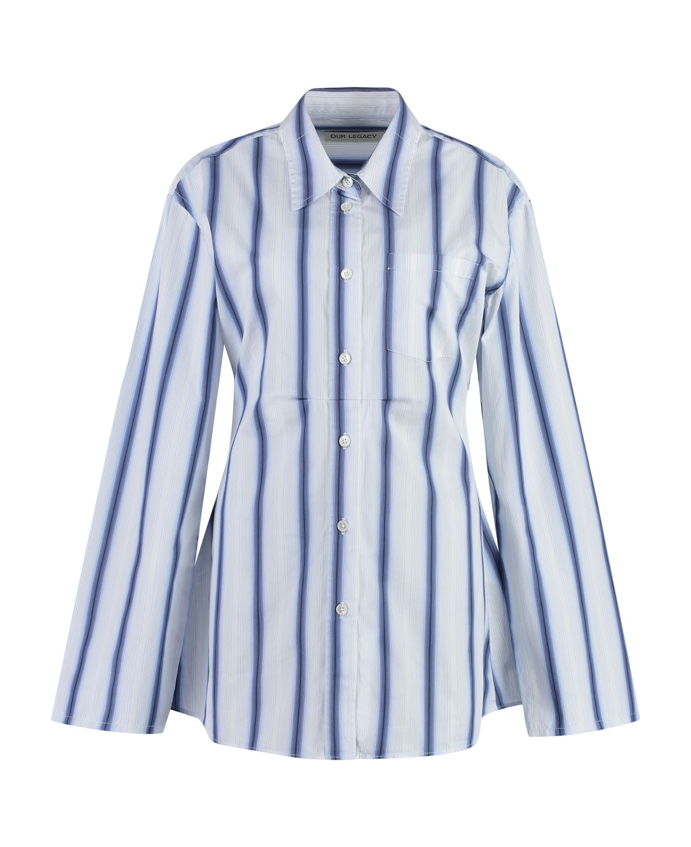 Our Legacy Daisy Cotton Shirt - blue シャツ