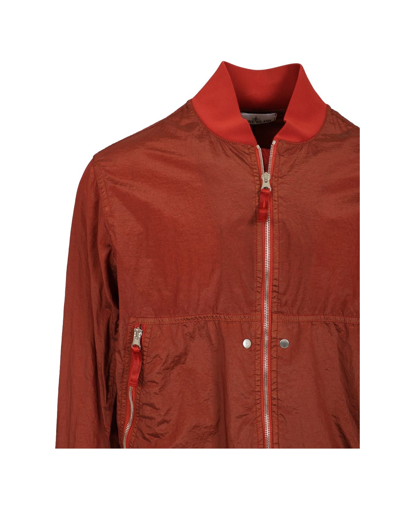 Nylon Metal Bomber Jacket