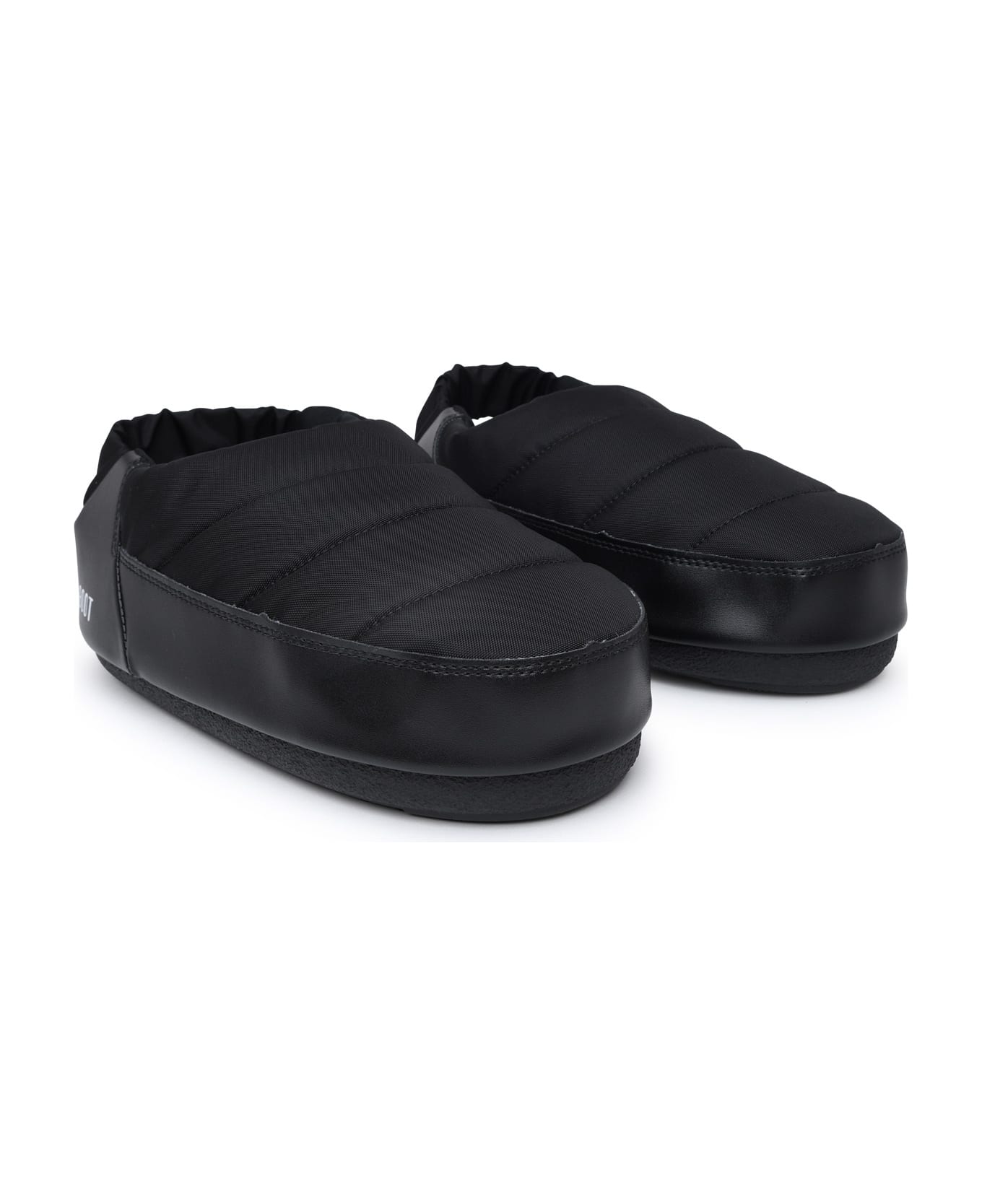 Moon Boot Evolution Sandals In Black Nylon - Nero