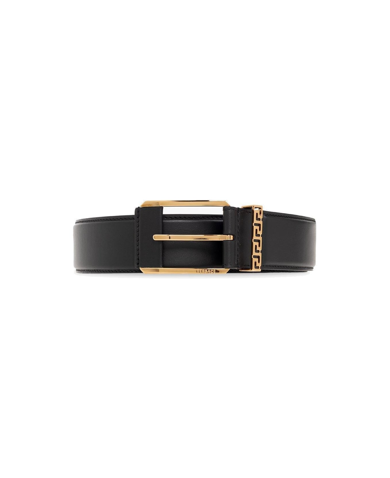 Versace Greca Accent Buckle Belt