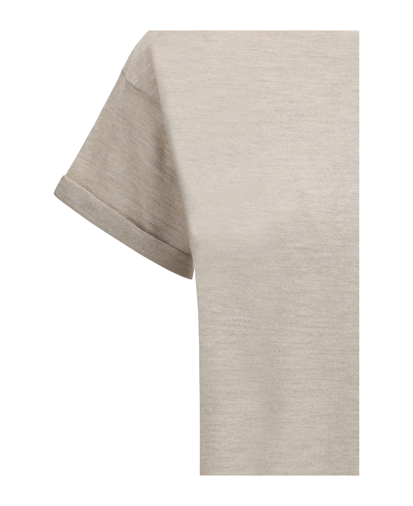 Brunello Cucinelli Cashmere Glitter T-shirt