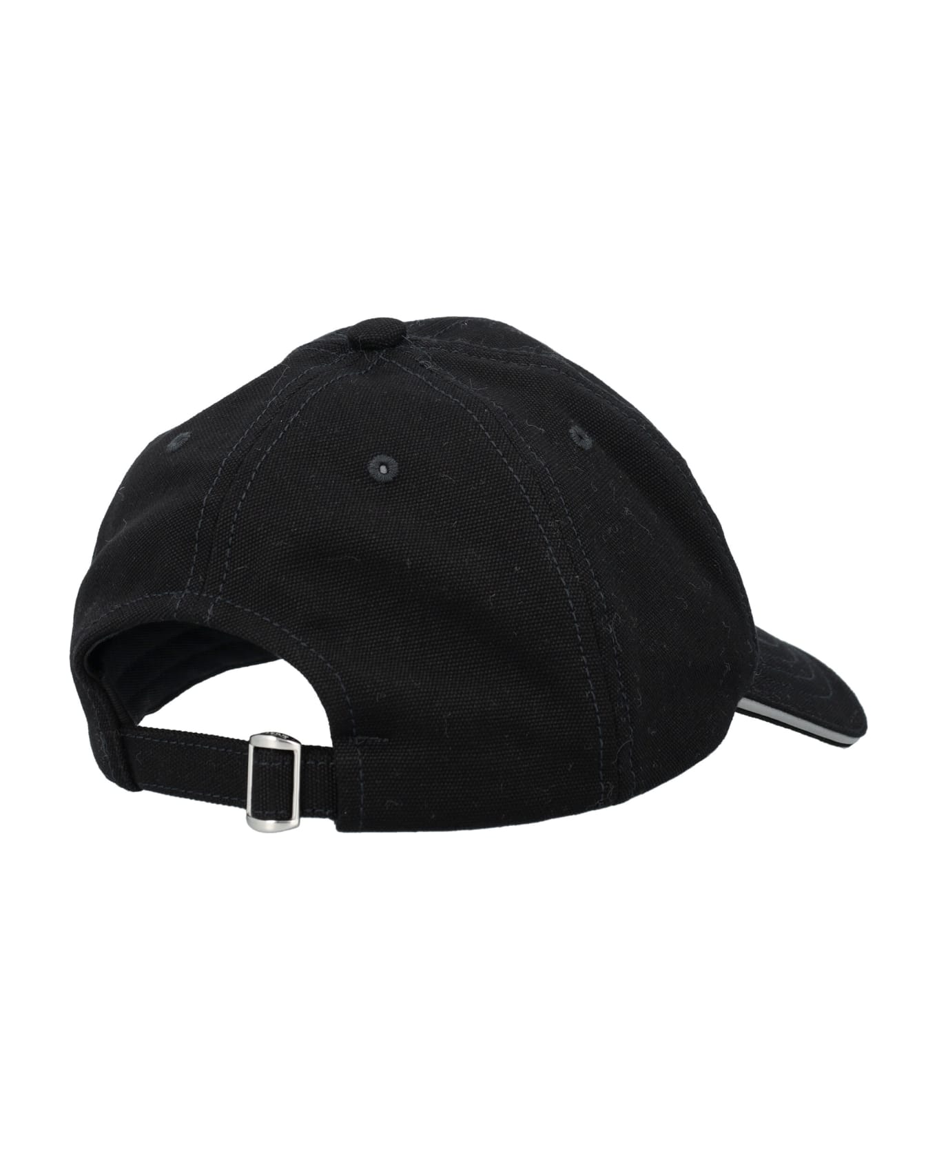 Marine Serre Canvas Baseball Cap - BLACK 帽子
