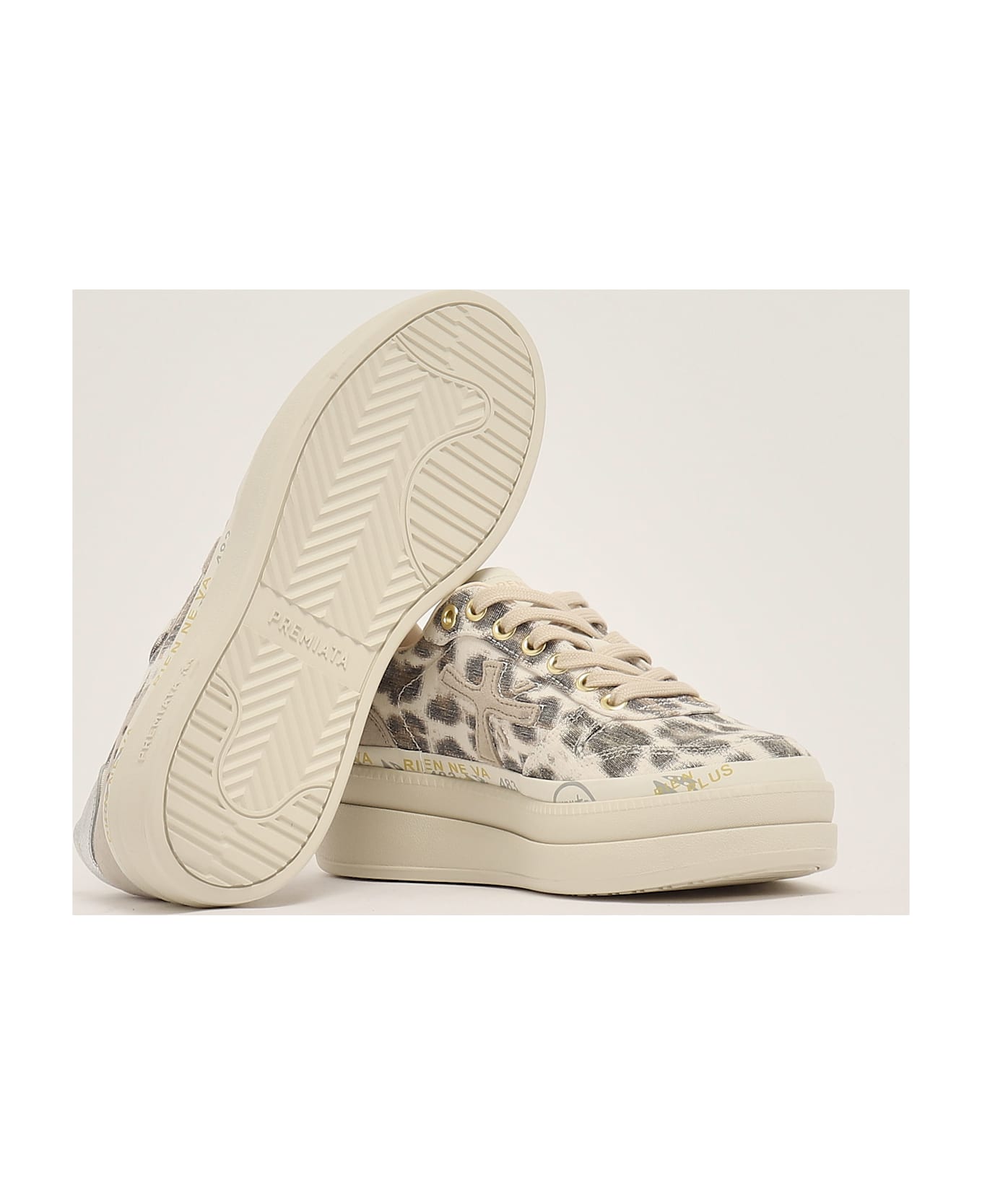 Premiata Micol Sneaker - ECRU
-ANIMALIER