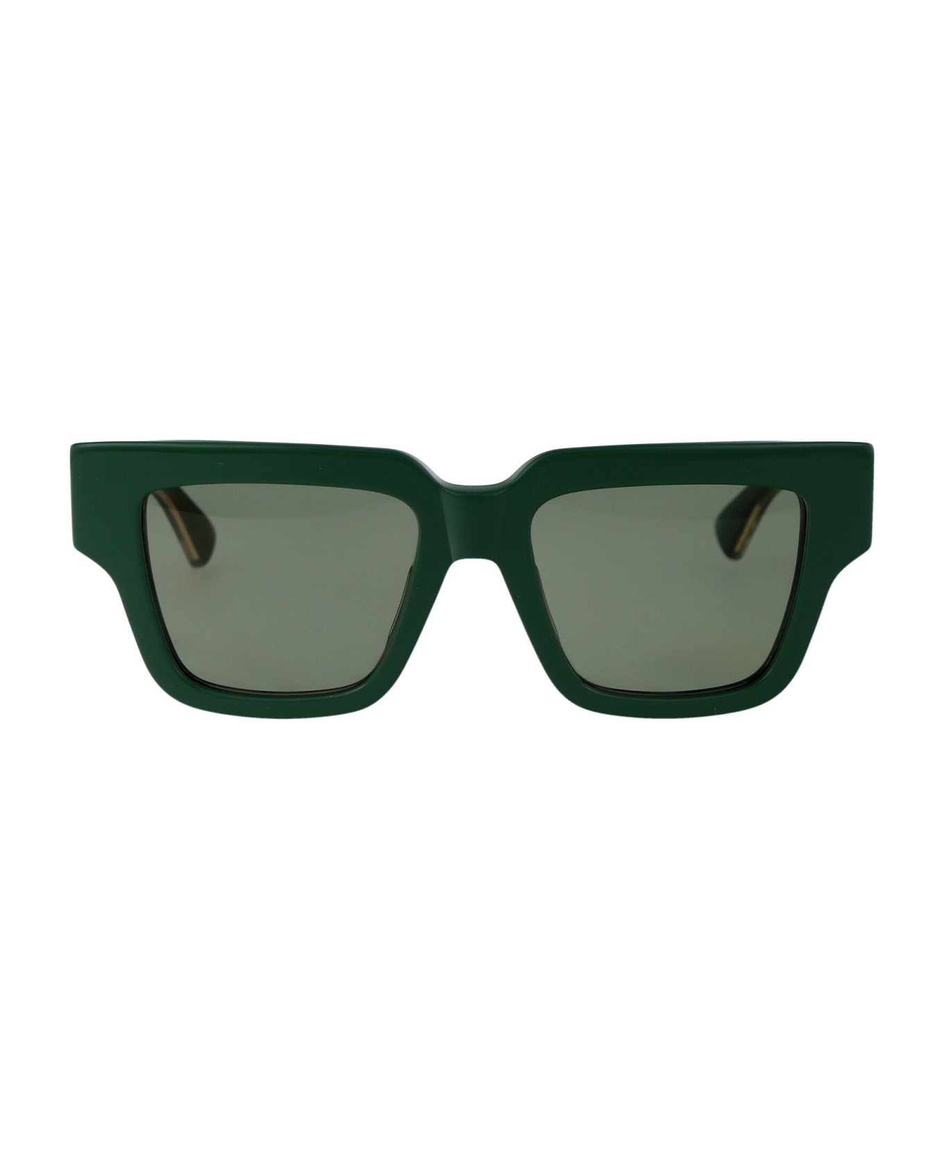 Bottega Veneta Eyewear Bv1276s Sunglasses - 003 GREEN CRYSTAL GREEN