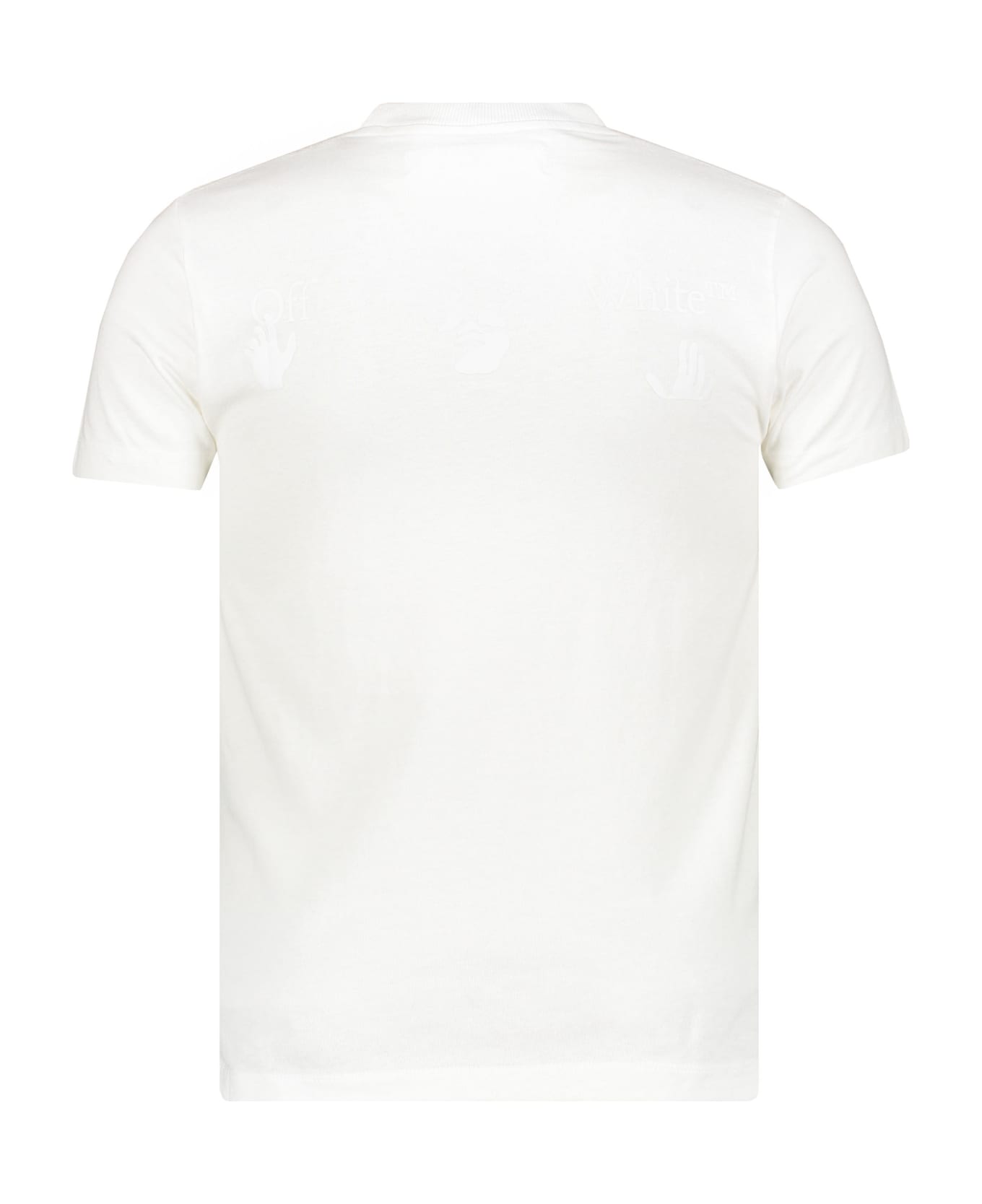 Off-White Logo Cotton T-shirt - White