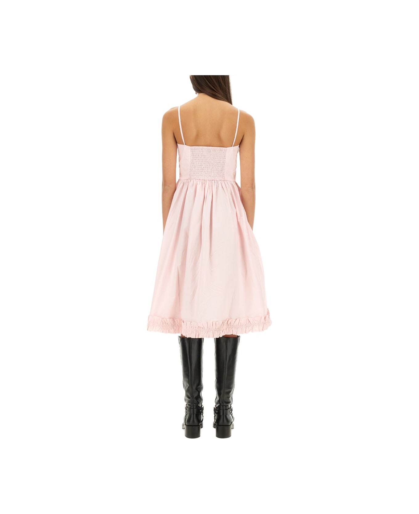 Ganni Poplin Dress - PINK