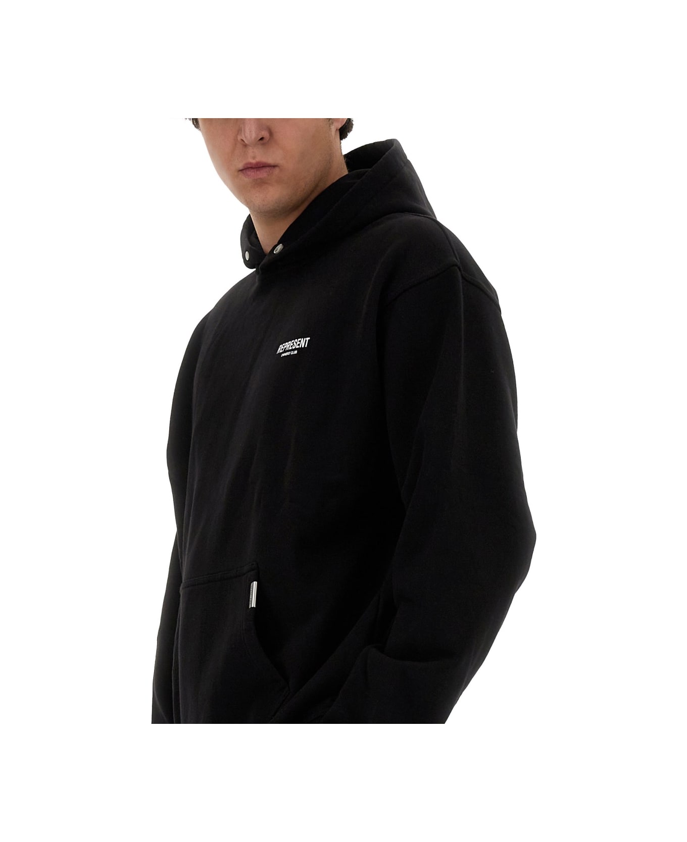 REPRESENT Hoodie - BLACK