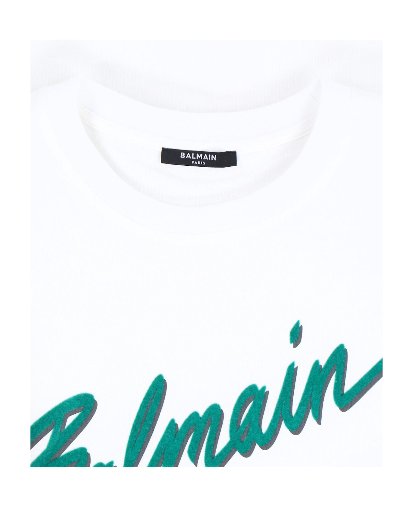 Balmain Logo T-shirt - White