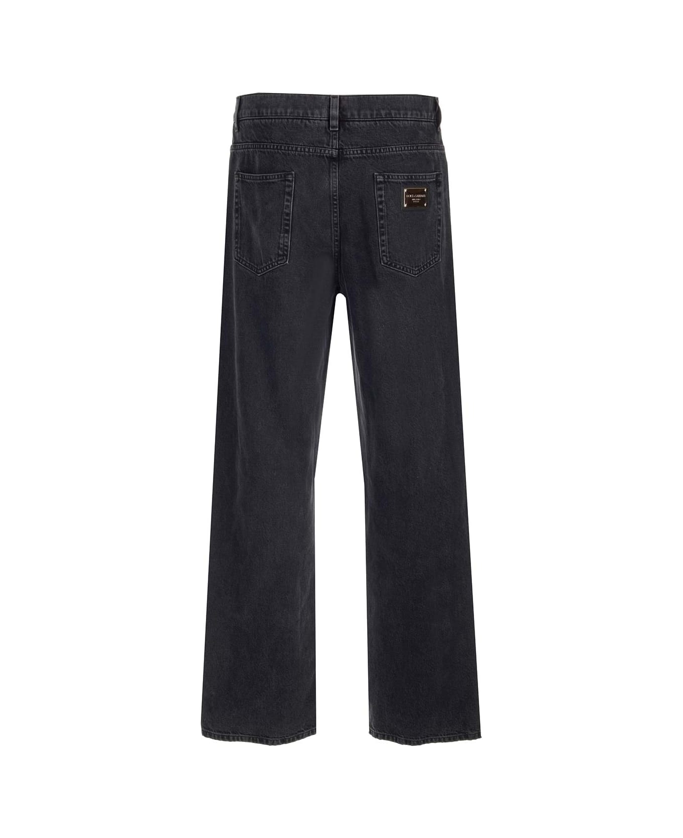 Dolce & Gabbana Loose-fit Jeans - Black ボトムス