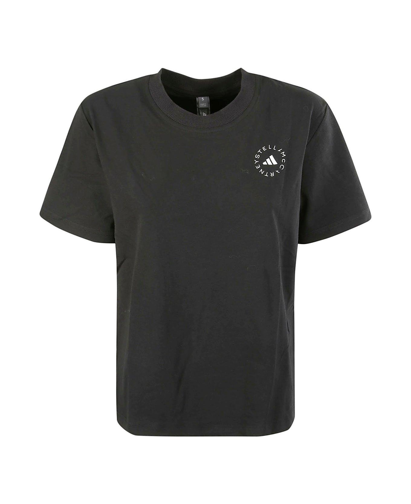Adidas by Stella McCartney Truecasuals Crewneck T-shirt - Black Tシャツ